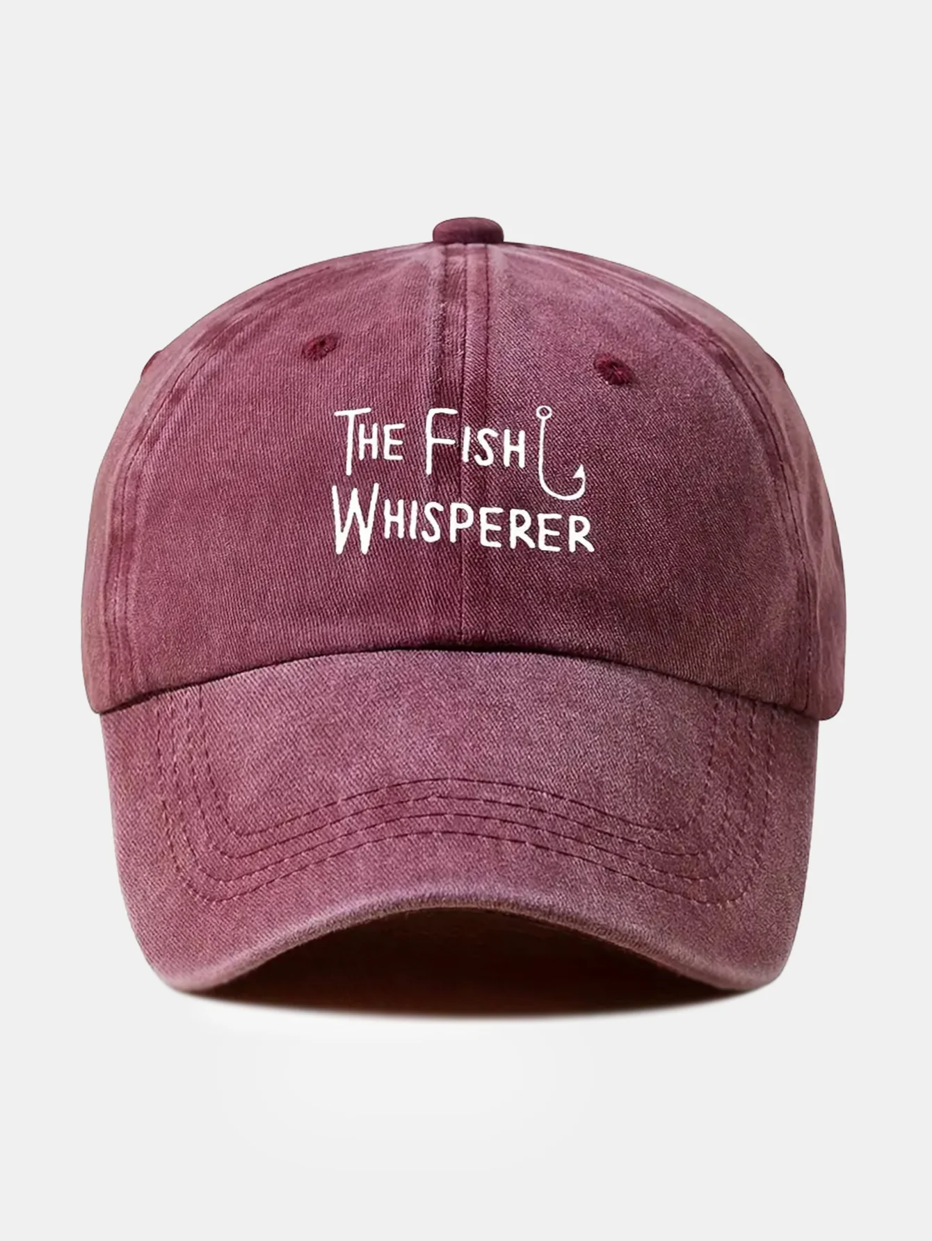 Die Fish Whisperer Print Baseballkappe - Image 3