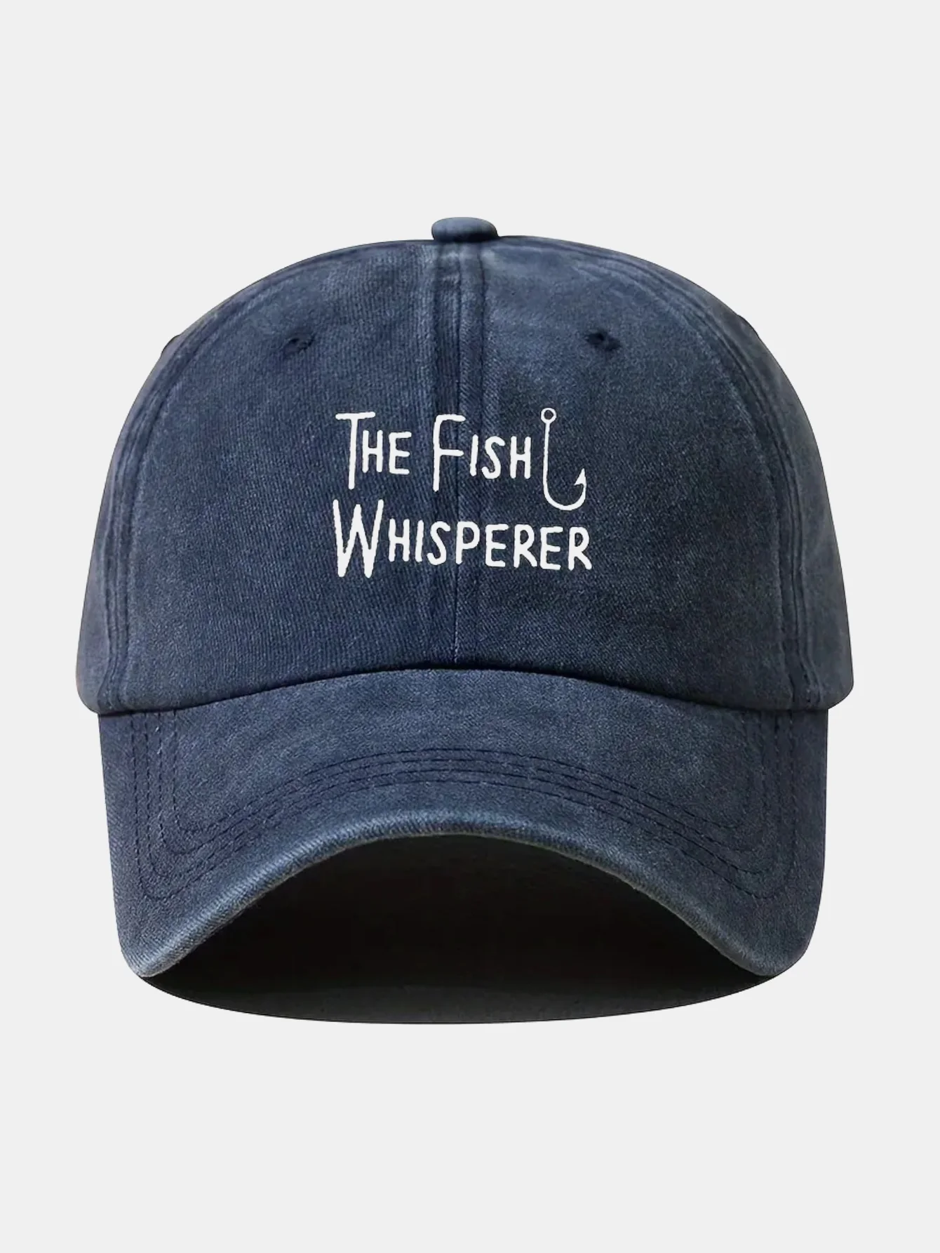 Die Fish Whisperer Print Baseballkappe - Image 2