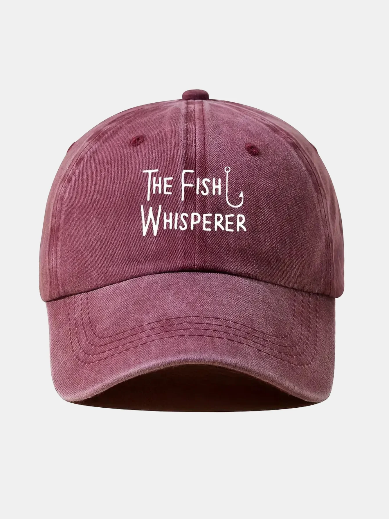 Die Fish Whisperer Print Baseballkappe - Image 3