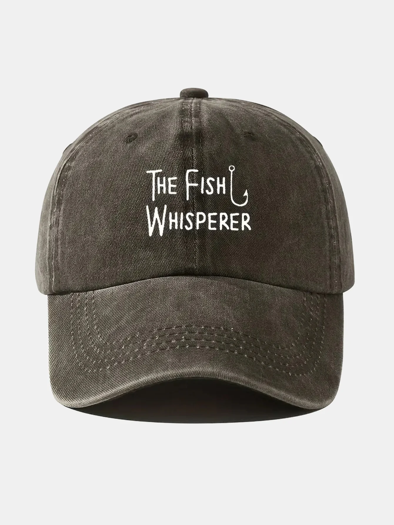 Die Fish Whisperer Print Baseballkappe - Image 4