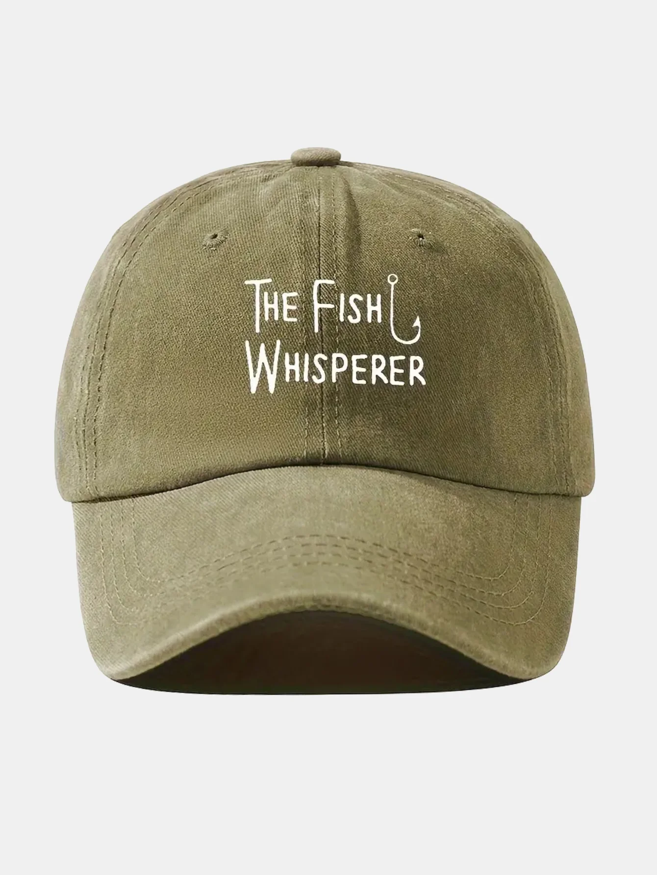 Die Fish Whisperer Print Baseballkappe - Image 5