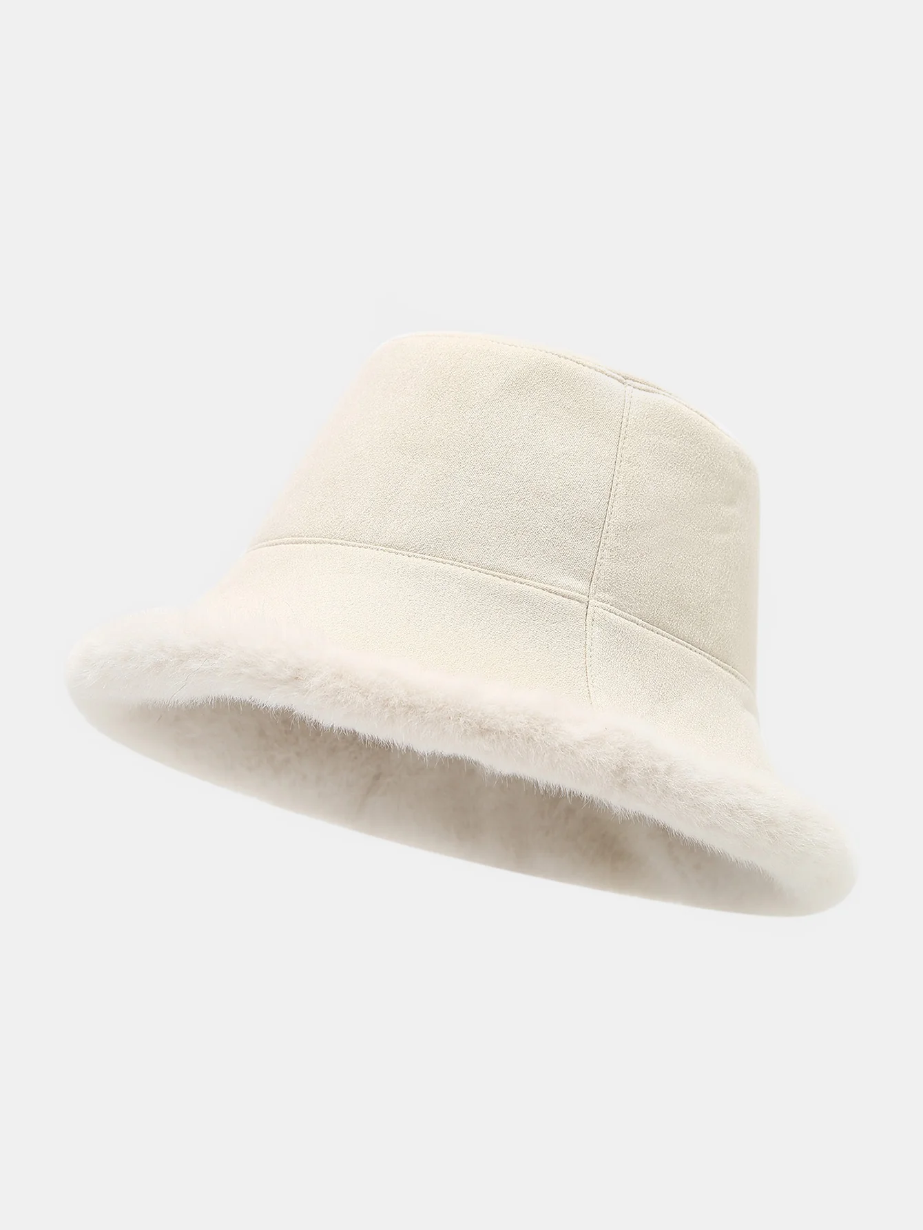 Thick Plush Double-sided Bucket Hat - Image 4
