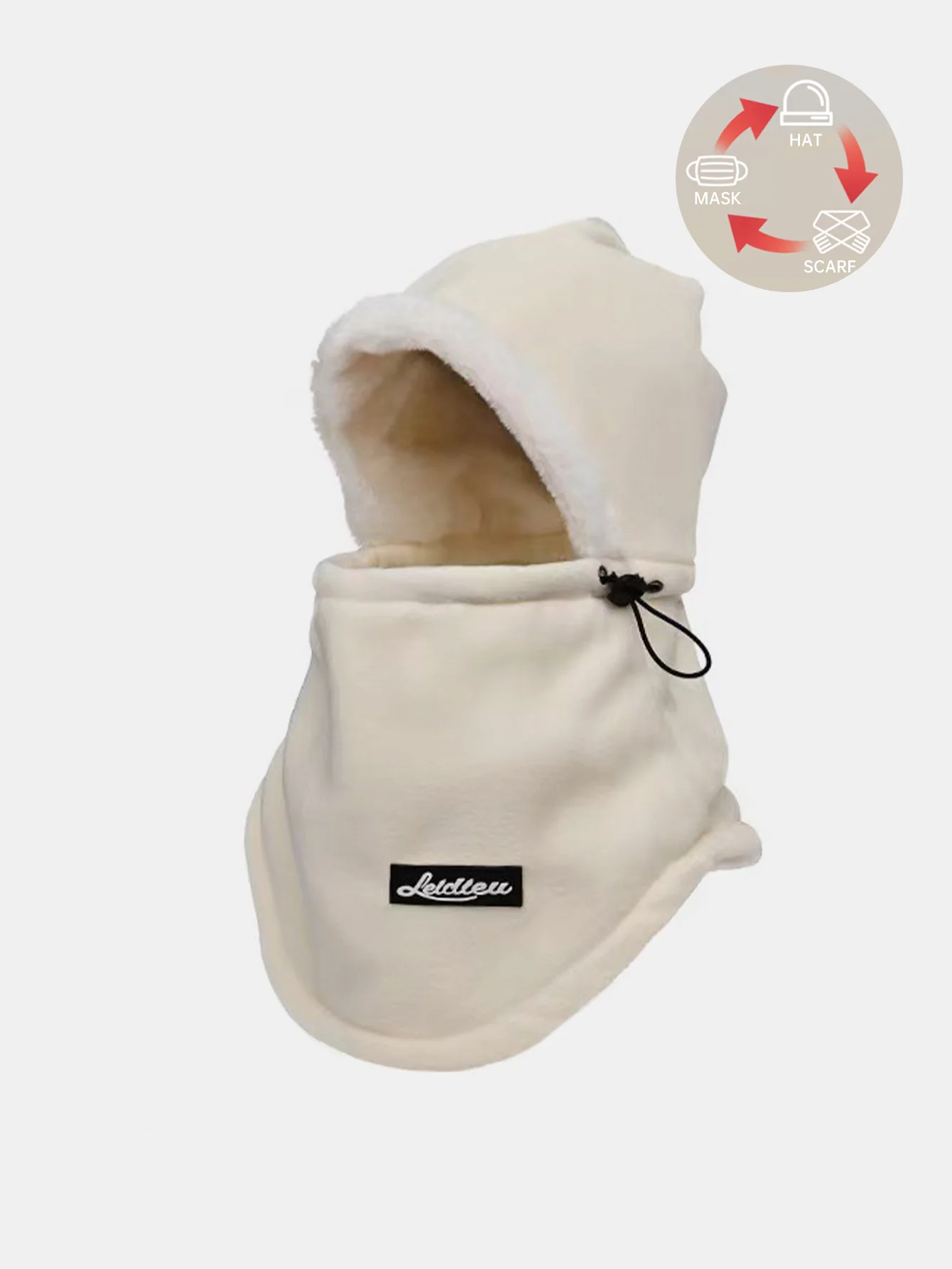 Thick Windproof Fleece Balaclava Hat - Image 3