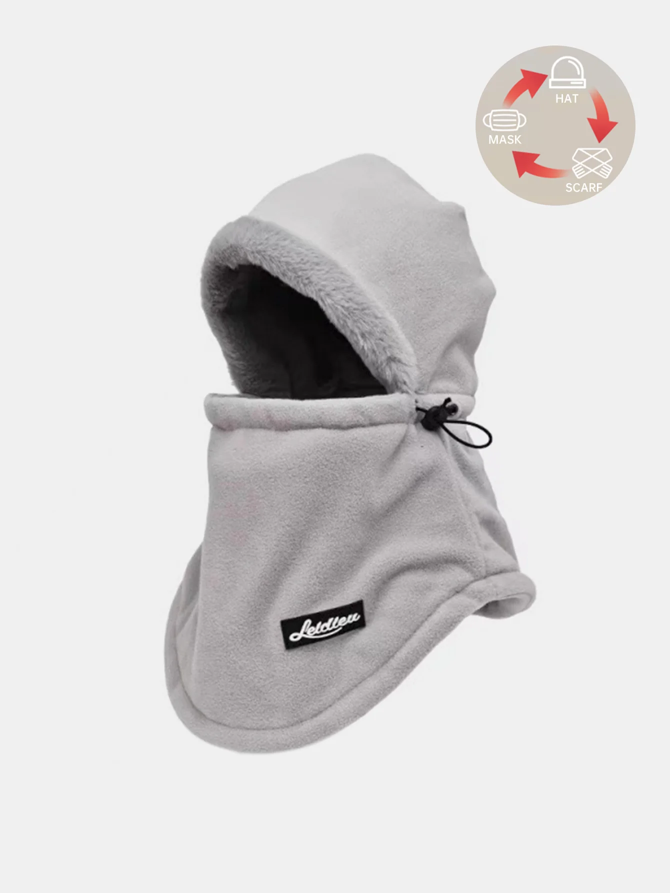 Thick Windproof Fleece Balaclava Hat - Image 4