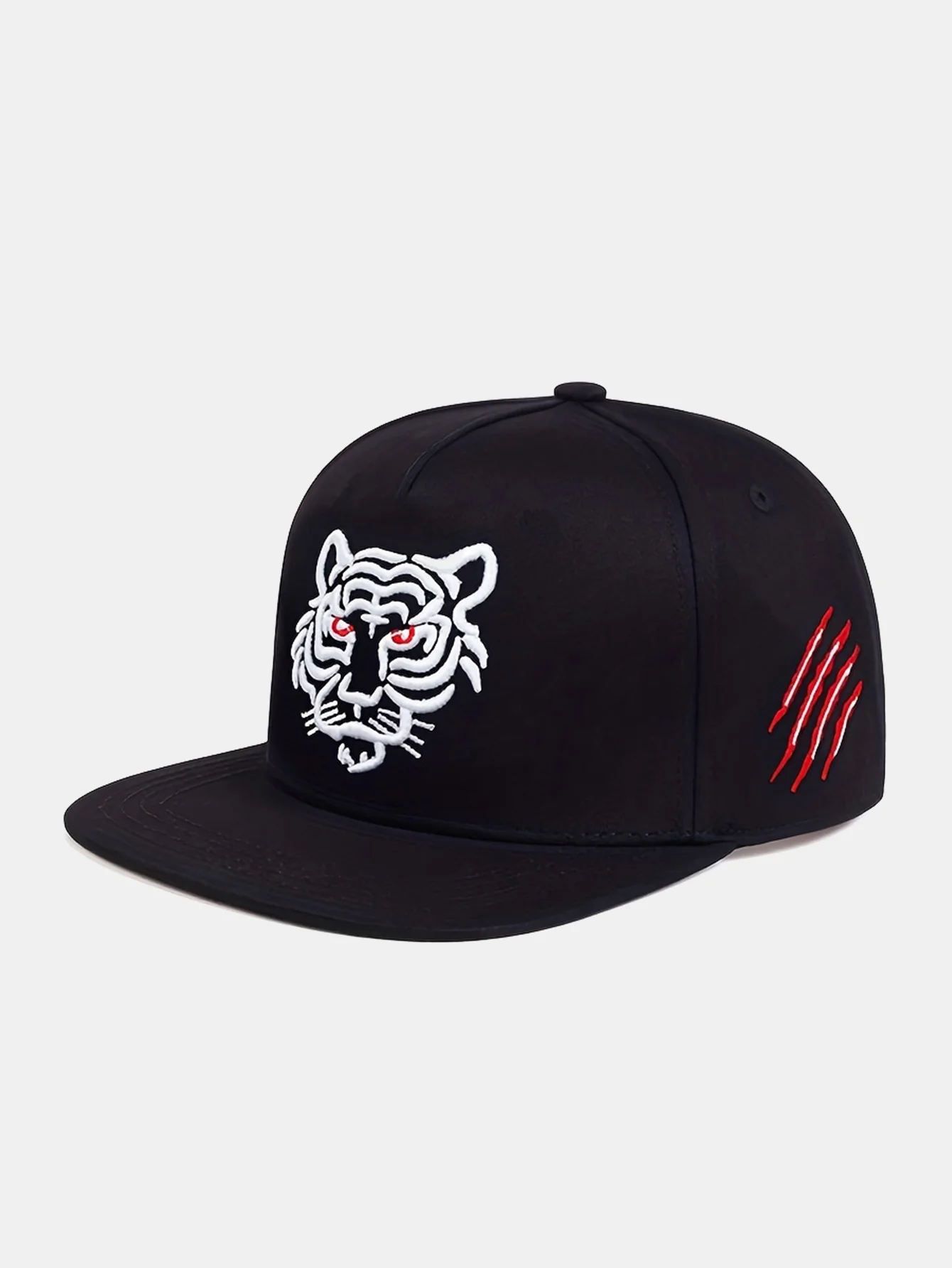 Tiger 3D Stickerei Trendy Alleskönner Hip-hop Cap