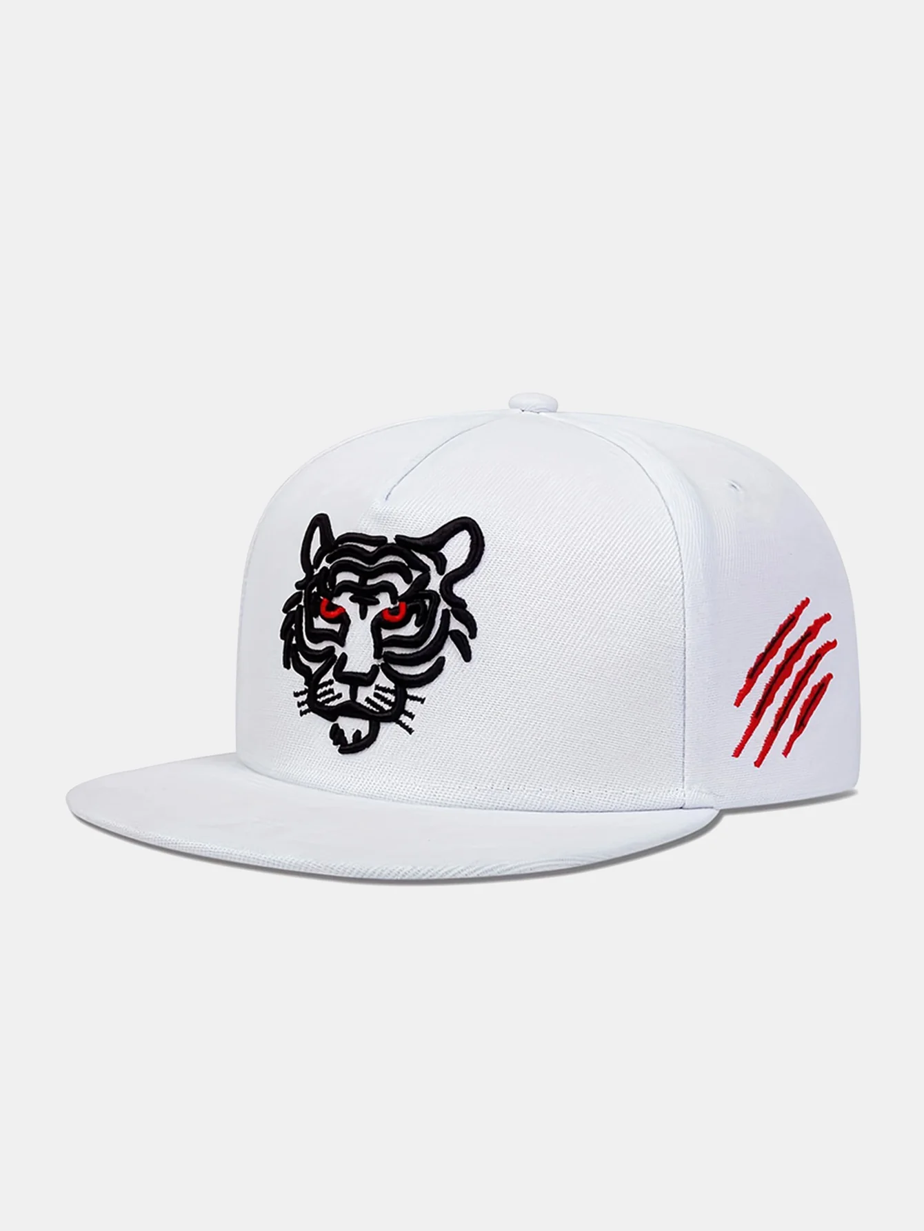 Tiger 3D Stickerei Trendy Alleskönner Hip-hop Cap - Image 2