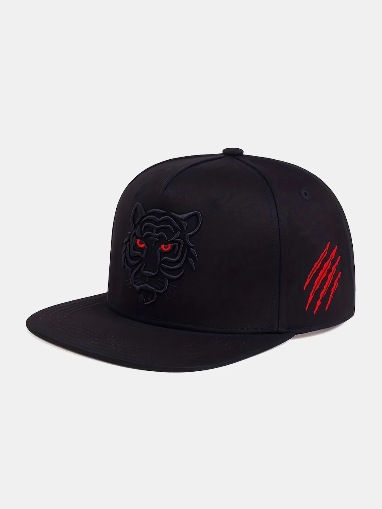 Tiger 3D Stickerei Trendy Alleskönner Hip-hop Cap - Image 3
