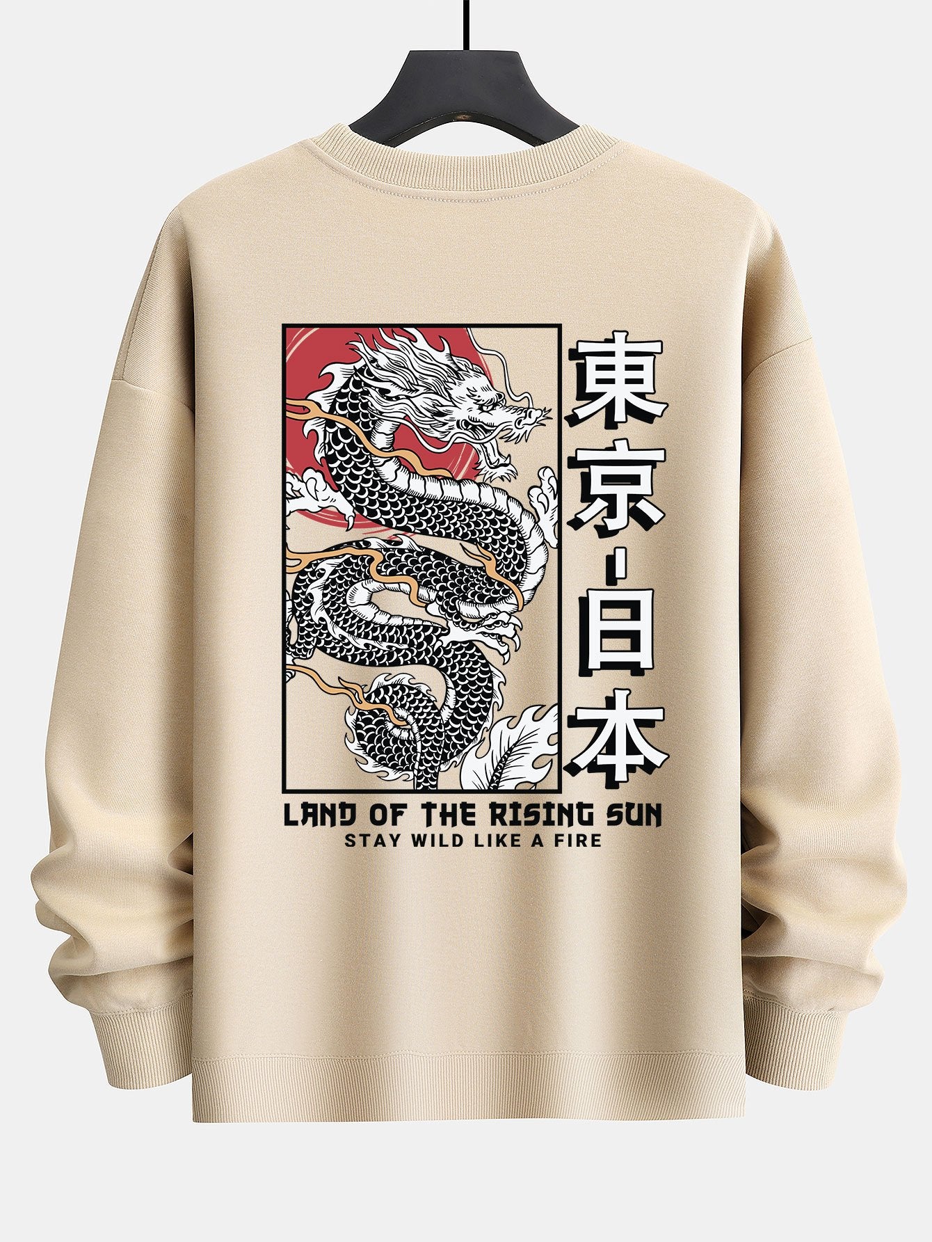 Tokyo Dragon Rückenprint Relaxed Fit Sweatshirt - Image 6
