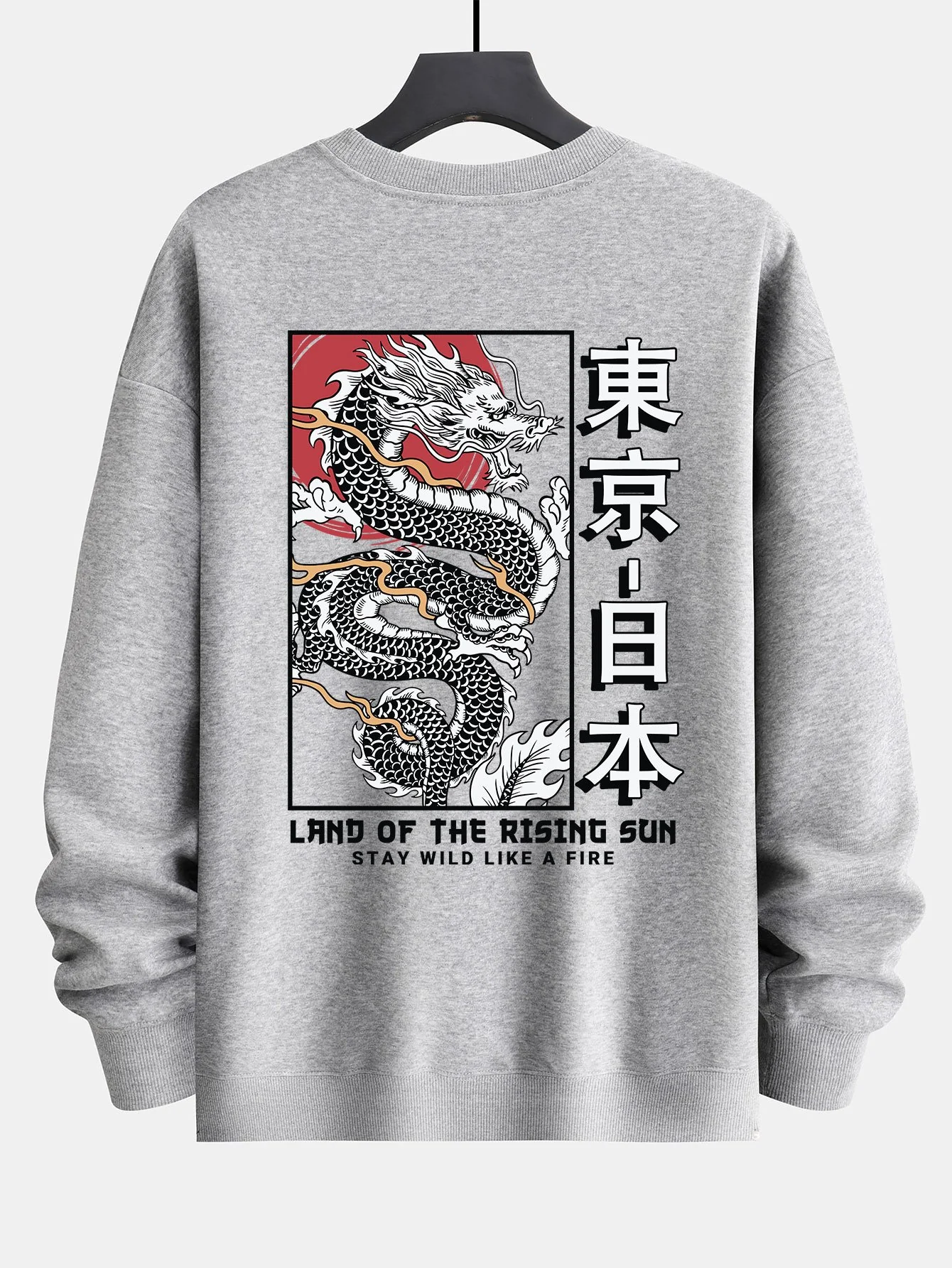 Tokyo Dragon Rückenprint Relaxed Fit Sweatshirt - Image 8