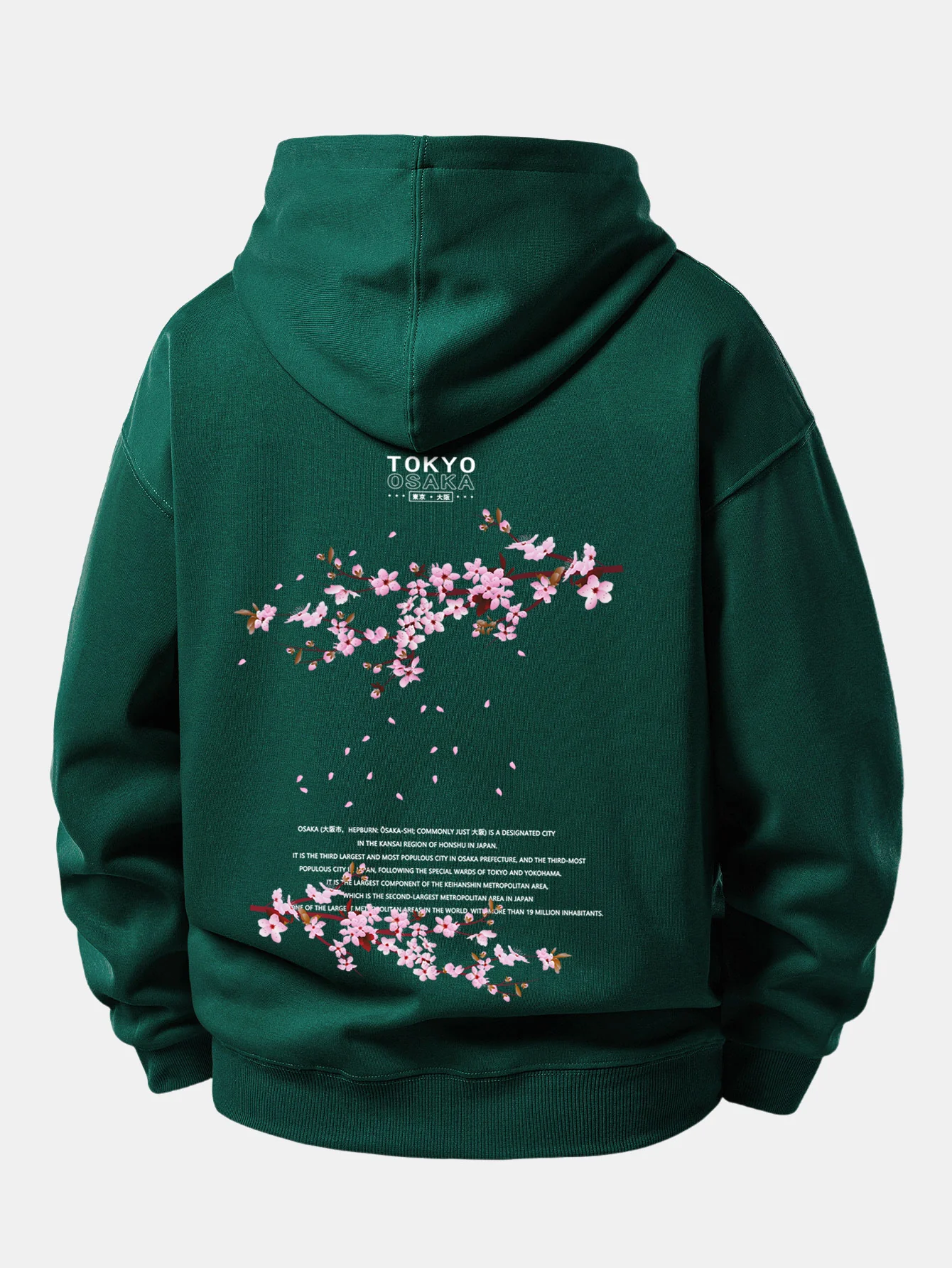 Tokyo Osaka Back Print Relax Fit Hoodies - Image 13
