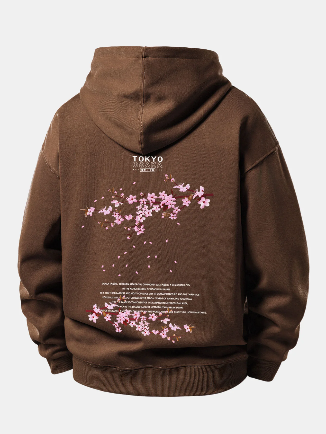 Tokyo Osaka Back Print Relax Fit Hoodies - Image 15
