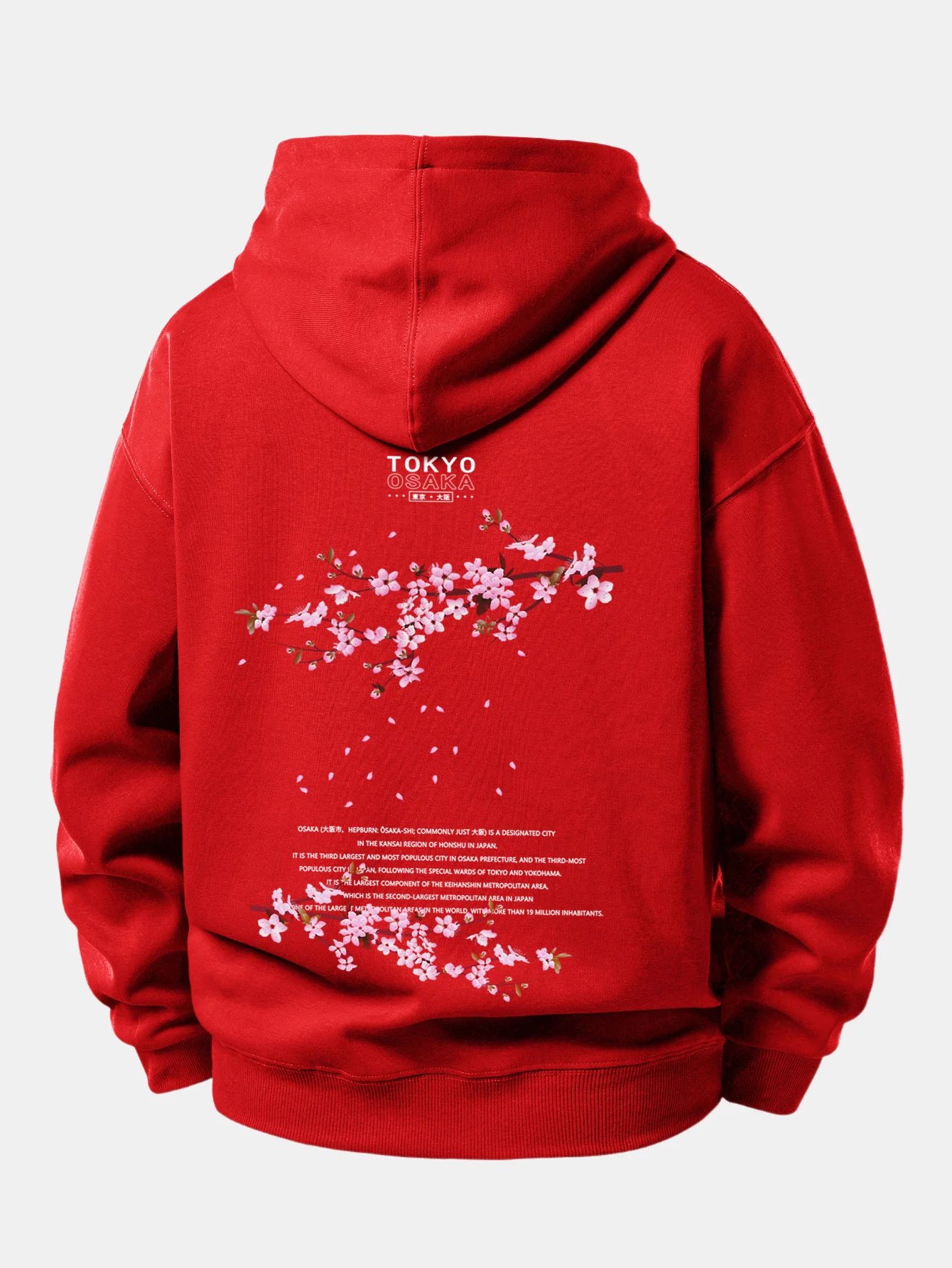 Tokyo Osaka Back Print Relax Fit Hoodies - Image 21