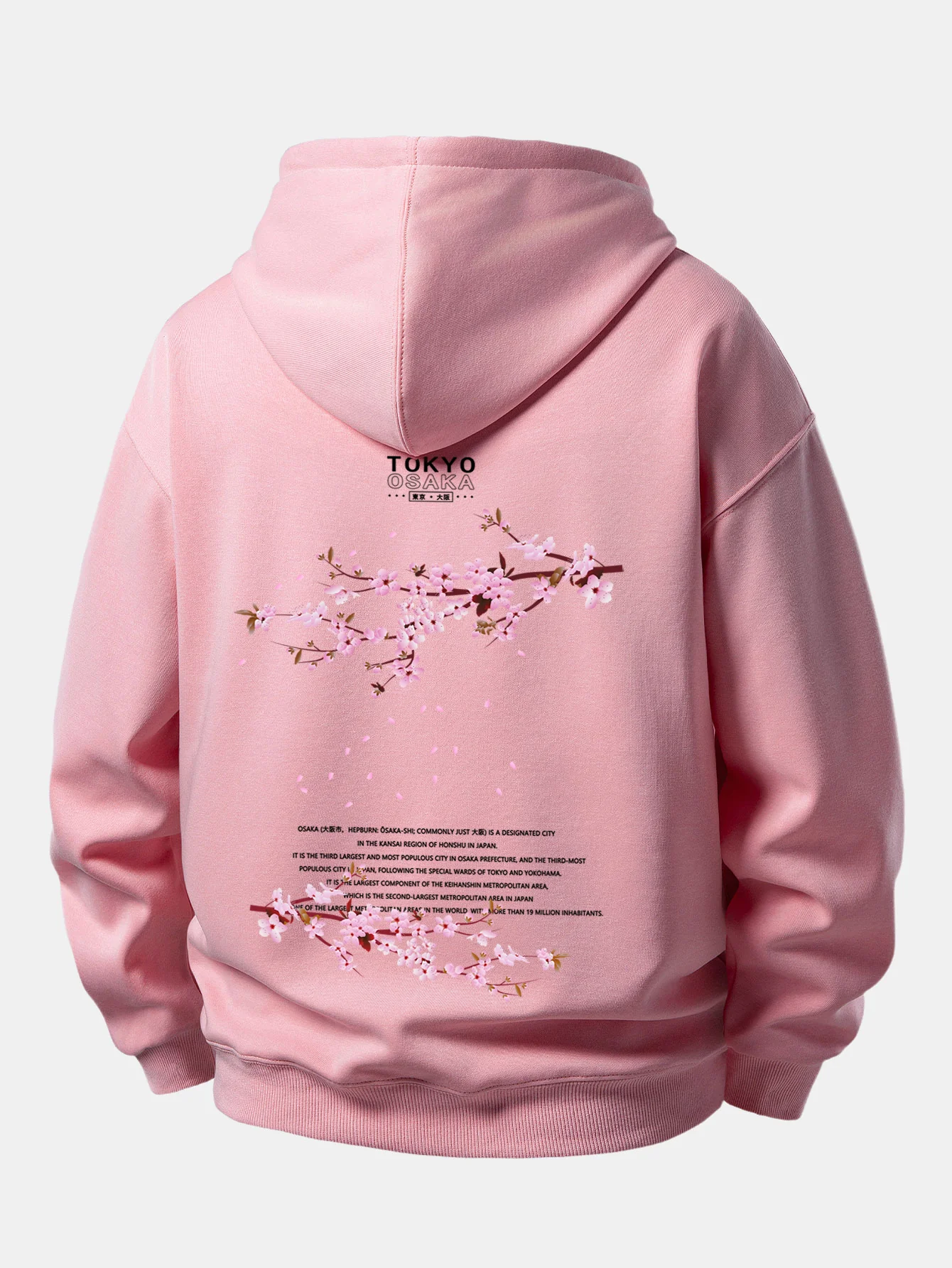 Tokyo Osaka Back Print Relax Fit Hoodies - Image 5