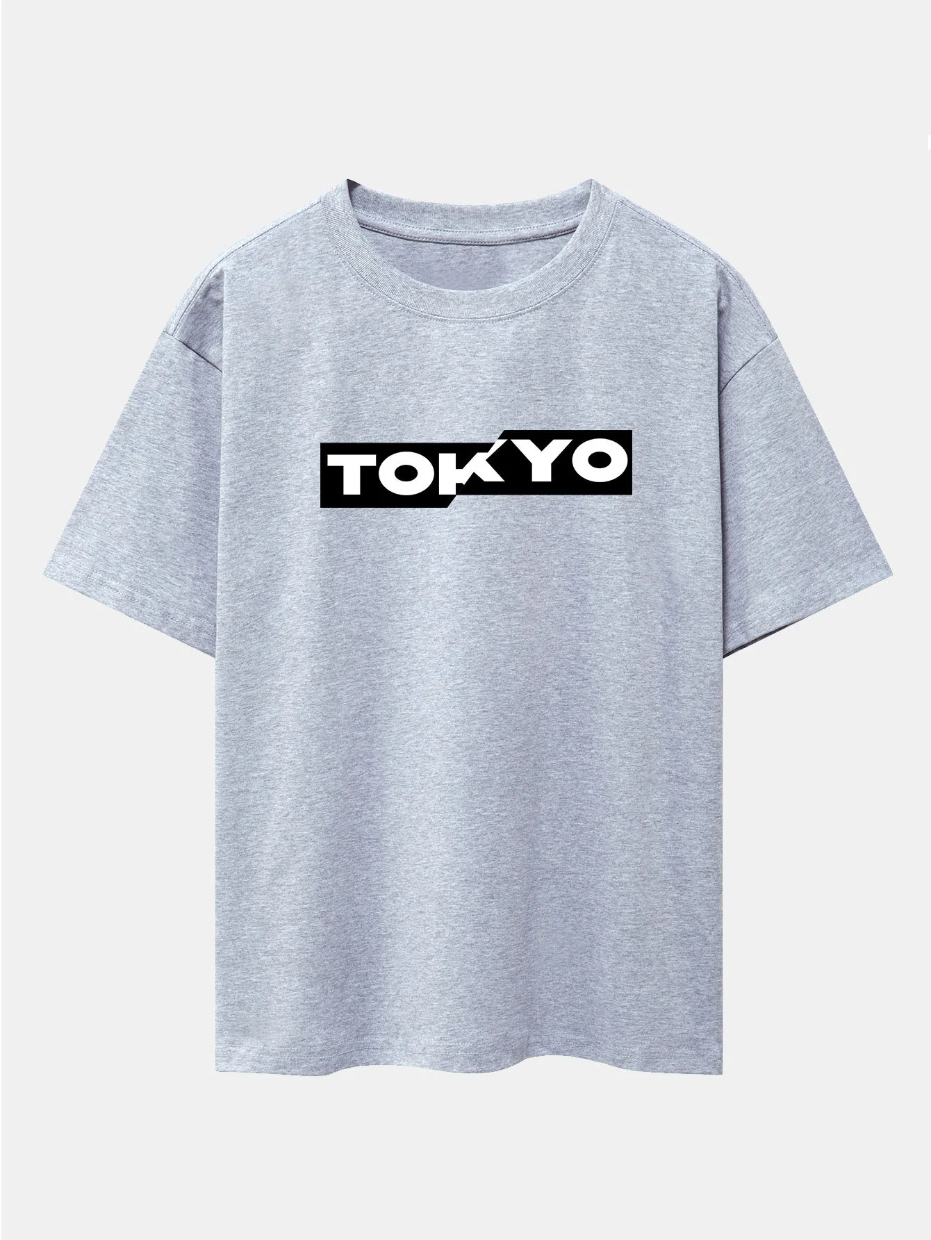 Tokyo Print Drop Shoulder Oversize T-Shirt - Image 14