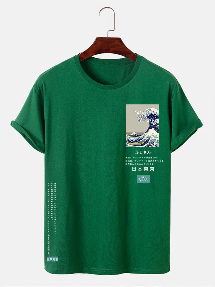 Tokyo Ukiyo-e Druck T-Shirt - Image 11