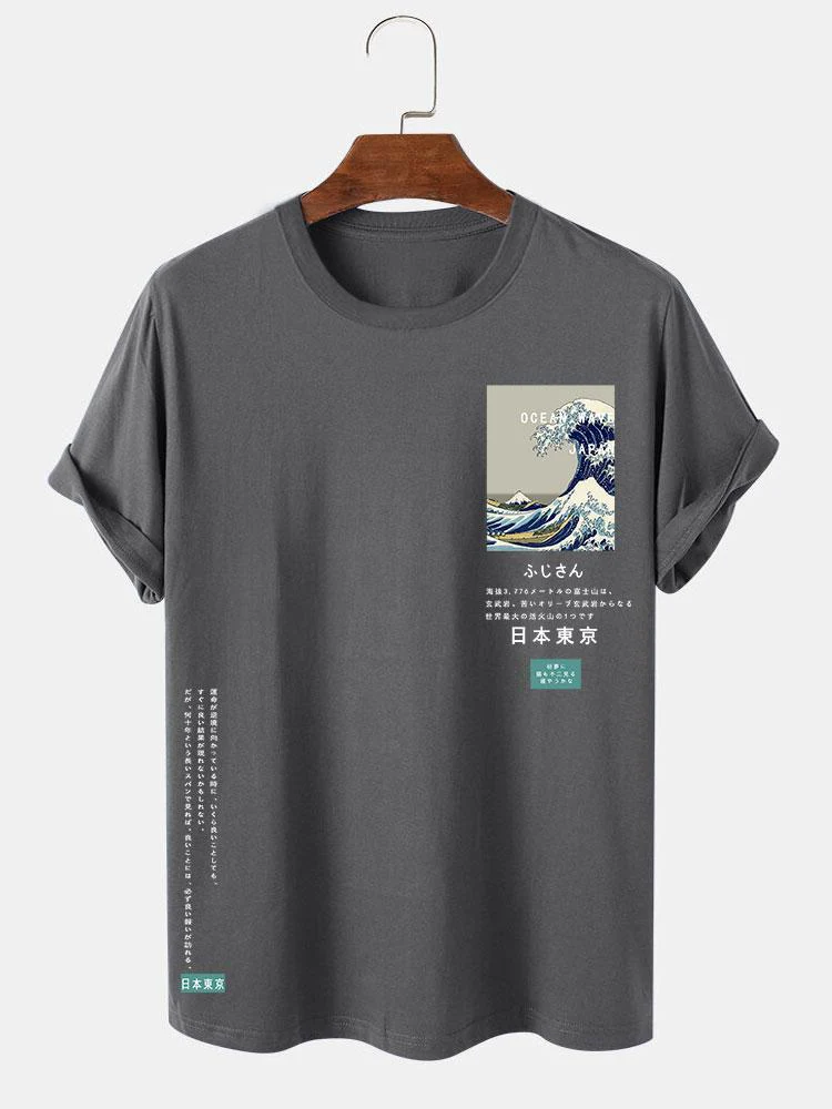 Tokyo Ukiyo-e Druck T-Shirt - Image 5