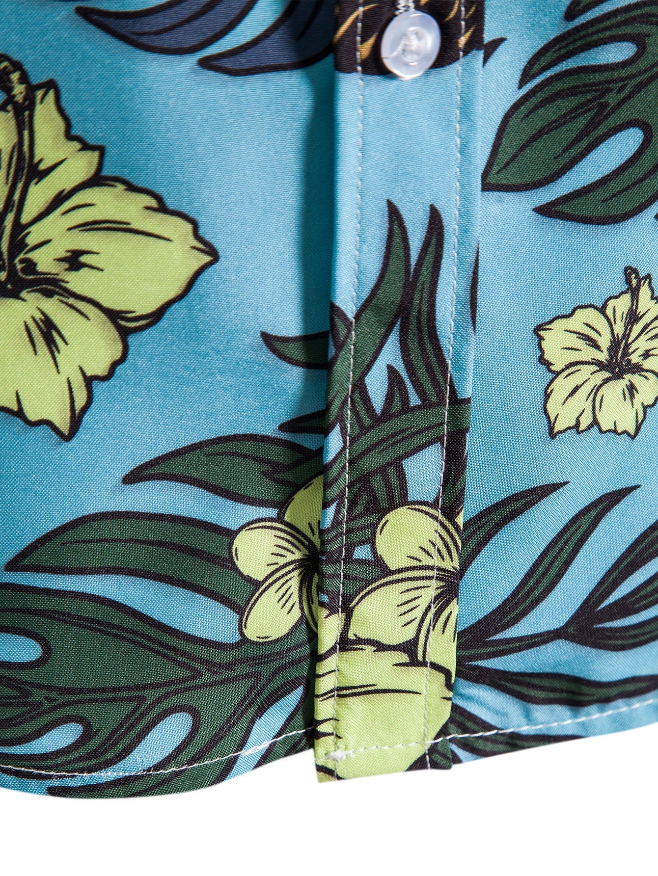 Tropisches Blumen-Ananas-Druckhemd - Image 4