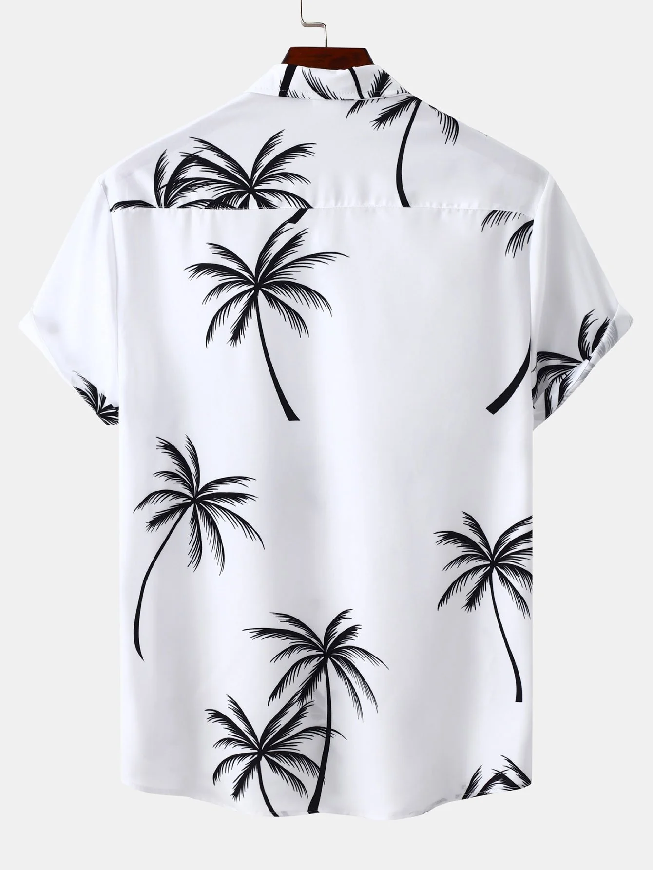 Tropisches Blattmuster Button-Up Hemd - Image 2