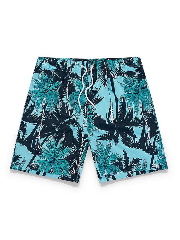 Tropisches Druck Hemd mit Knöpfen & Tropische Druck Badehose - Image 4