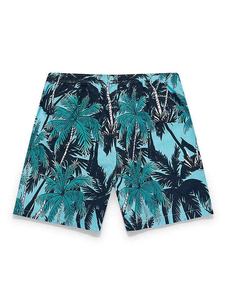 Tropisches Druck Hemd mit Knöpfen & Tropische Druck Badehose - Image 5