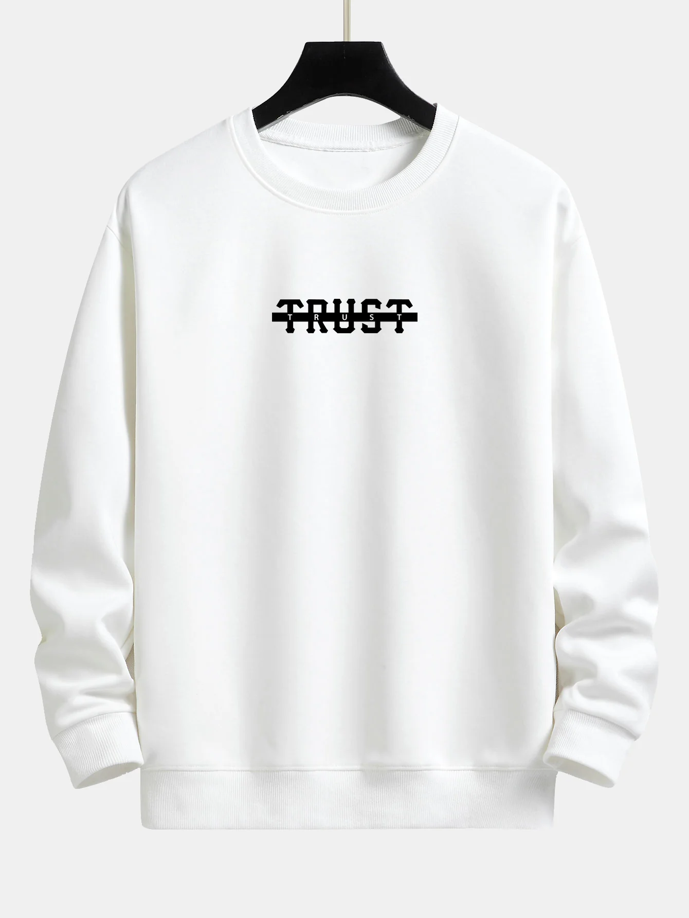 Trust Print Relax Fit Sweatshirt