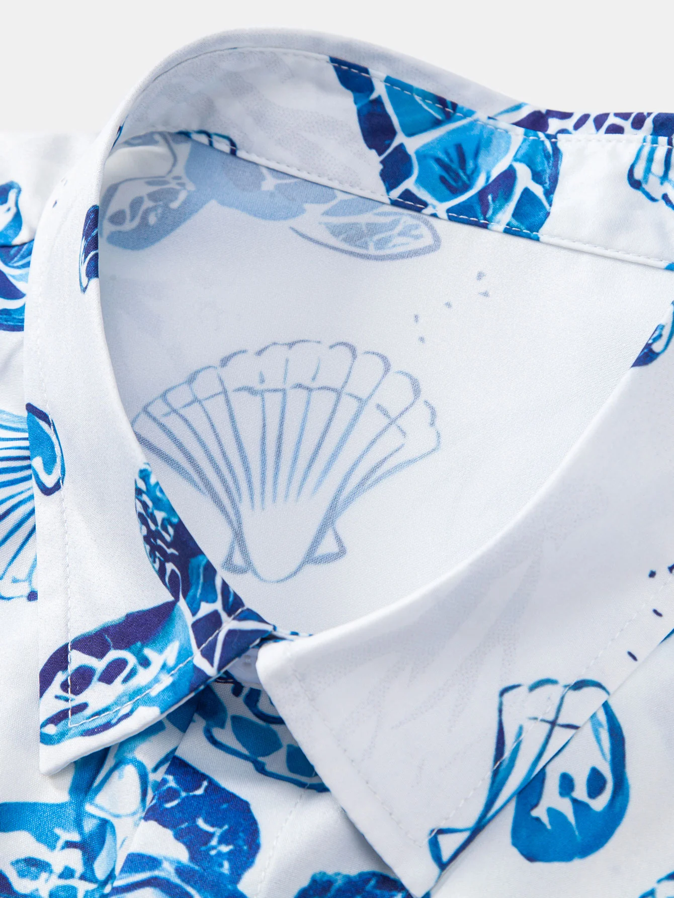 Turtle Print Hemd mit Knöpfen & gestreifte Badeshorts - Image 10