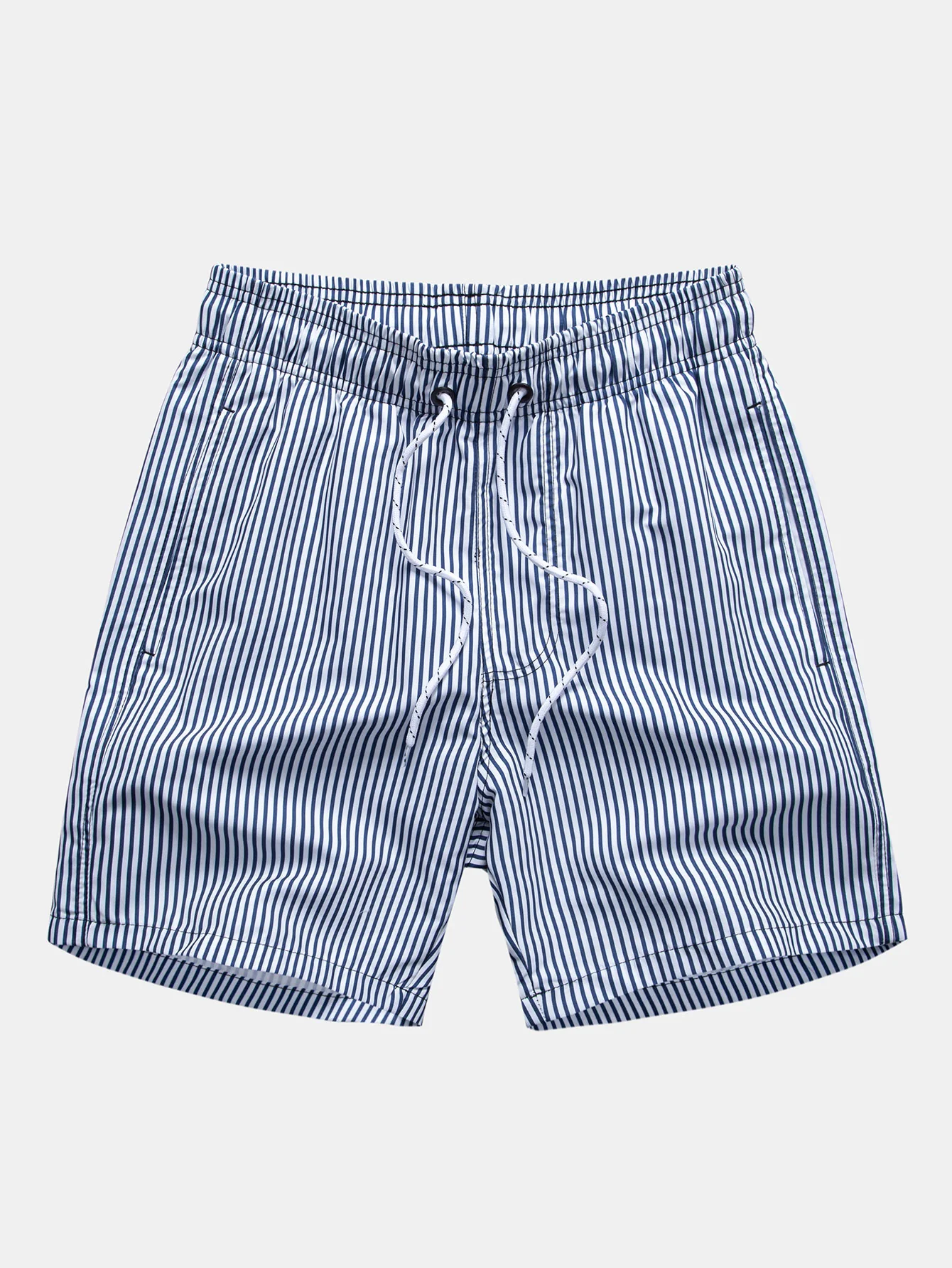 Turtle Print Hemd mit Knöpfen & gestreifte Badeshorts - Image 4