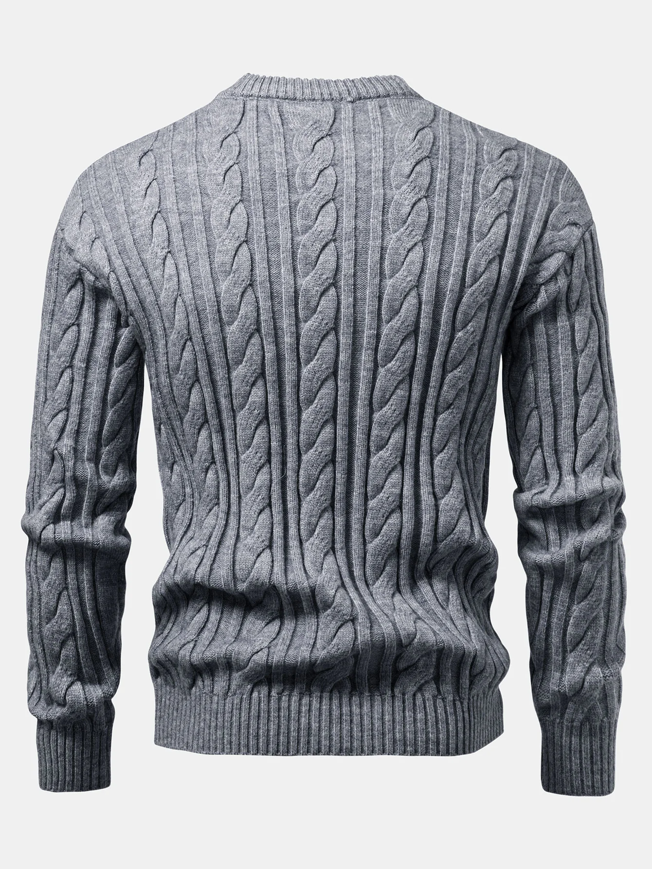 Twist Jacquard Pullover mit Rundhalsausschnitt - Image 4