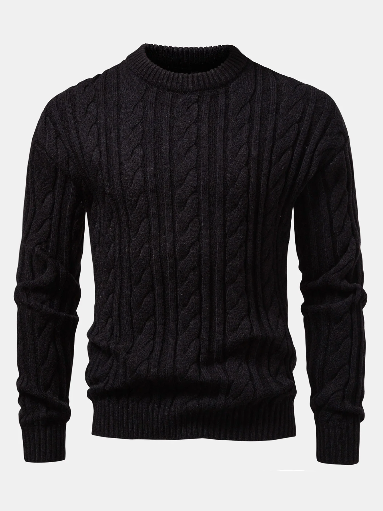 Twist Jacquard Pullover mit Rundhalsausschnitt - Image 7