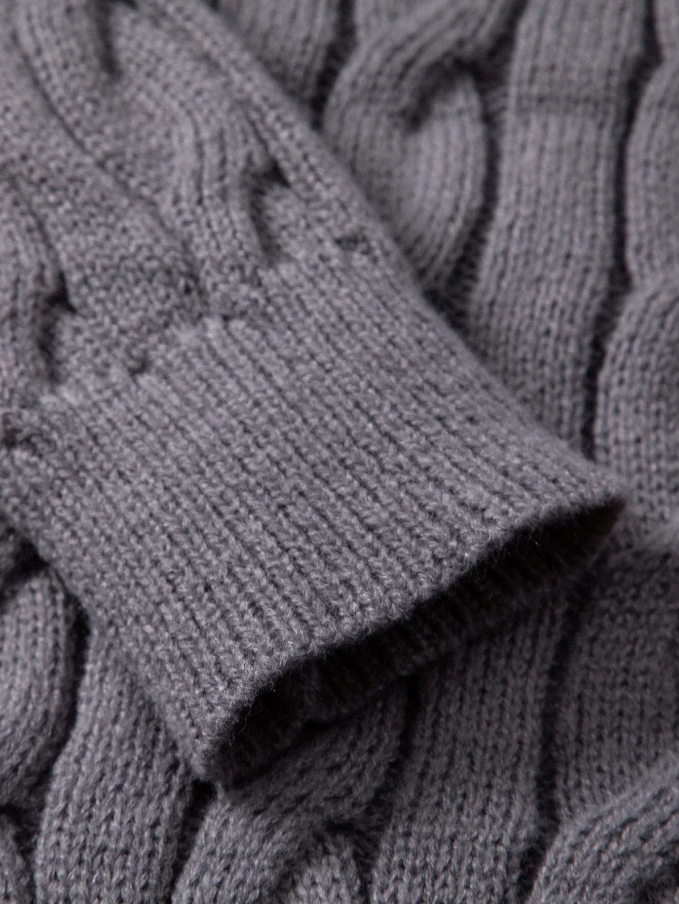 Twist Jacquard Pullover mit Viertel-Reißverschluss - Image 10