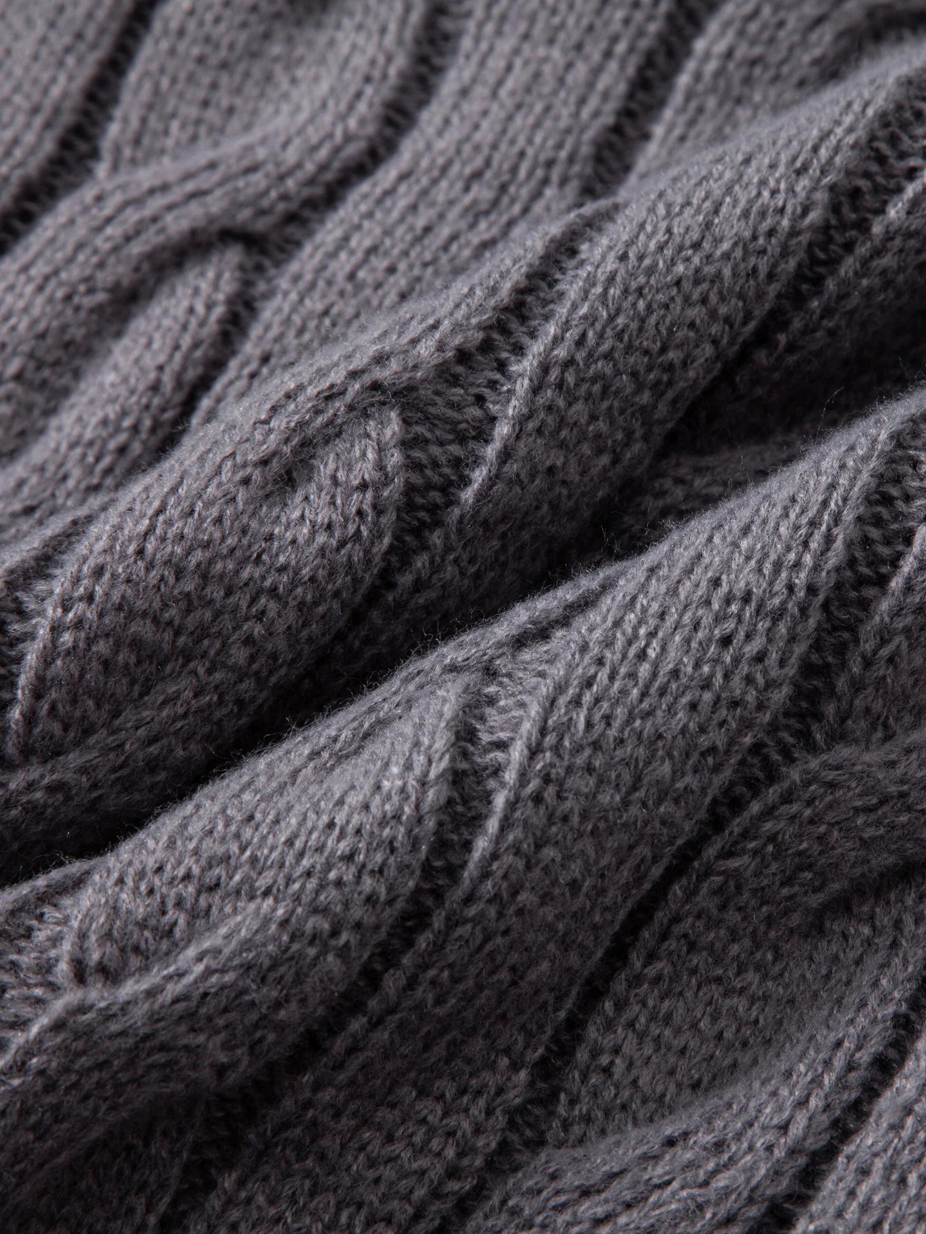 Twist Jacquard Pullover mit Viertel-Reißverschluss - Image 11