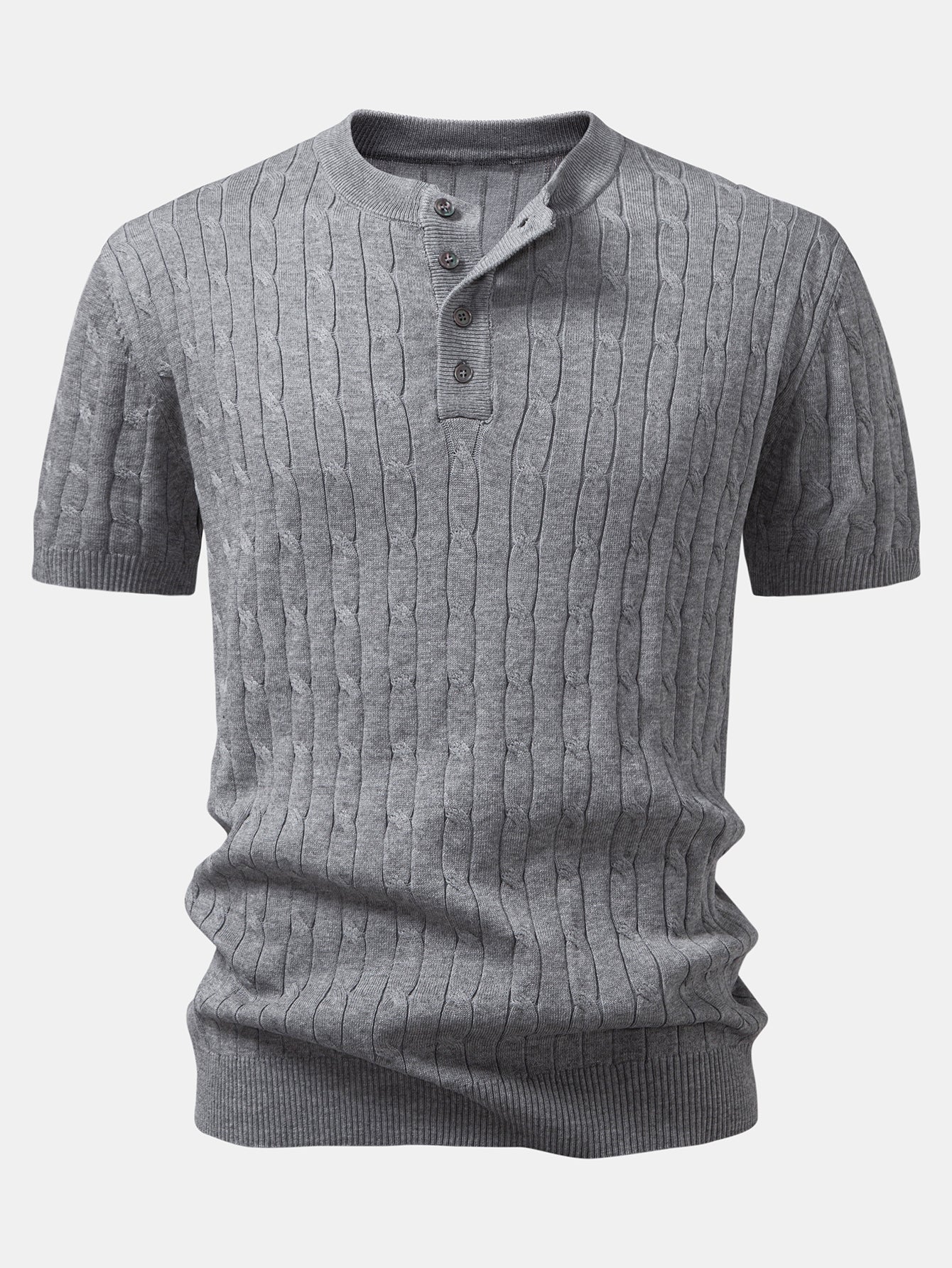 Twist Strick-Henley-Hemd