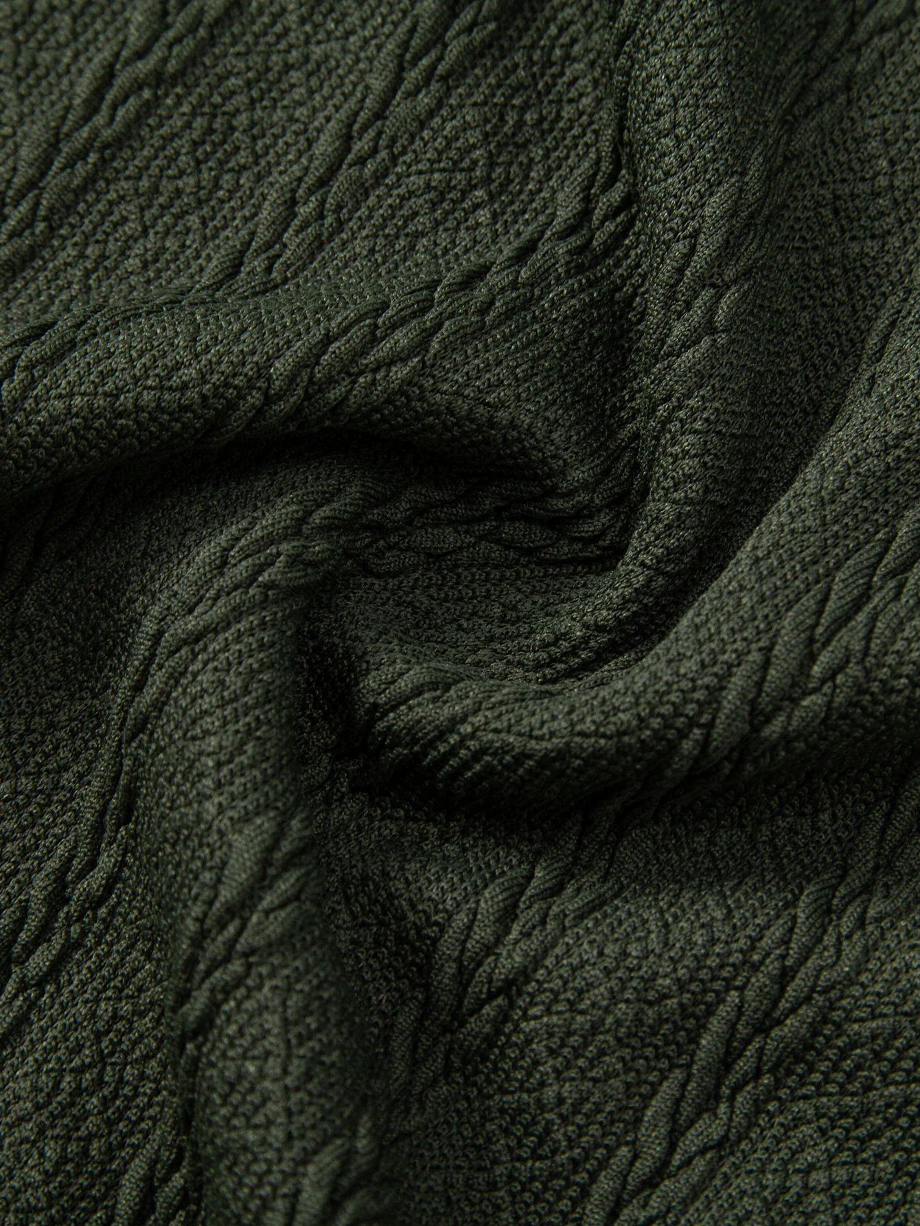 Twist Texture Knit Poloshirts Shirt - Image 8