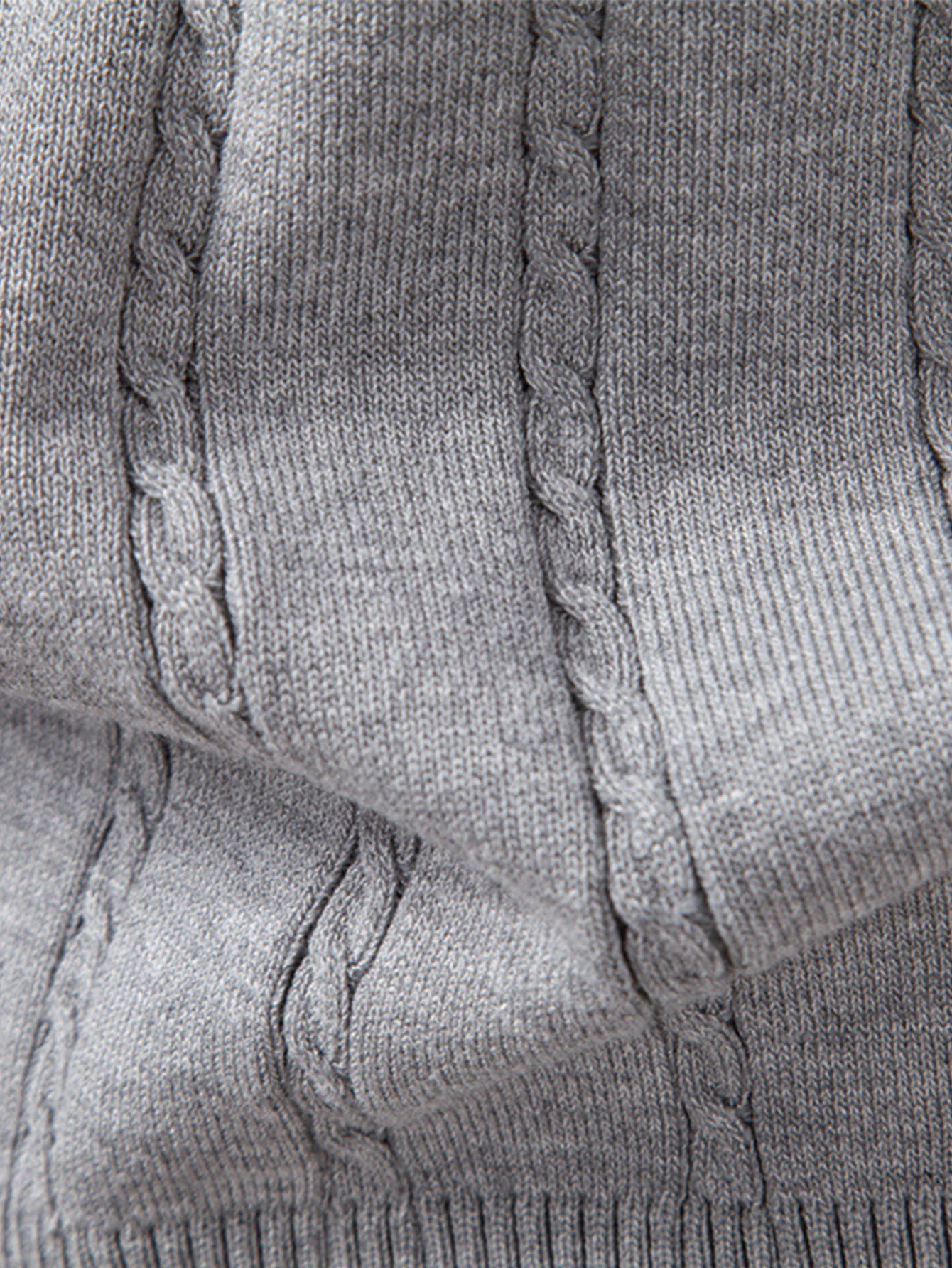 Twist V-Ausschnitt Strickpulloverweste - Image 11