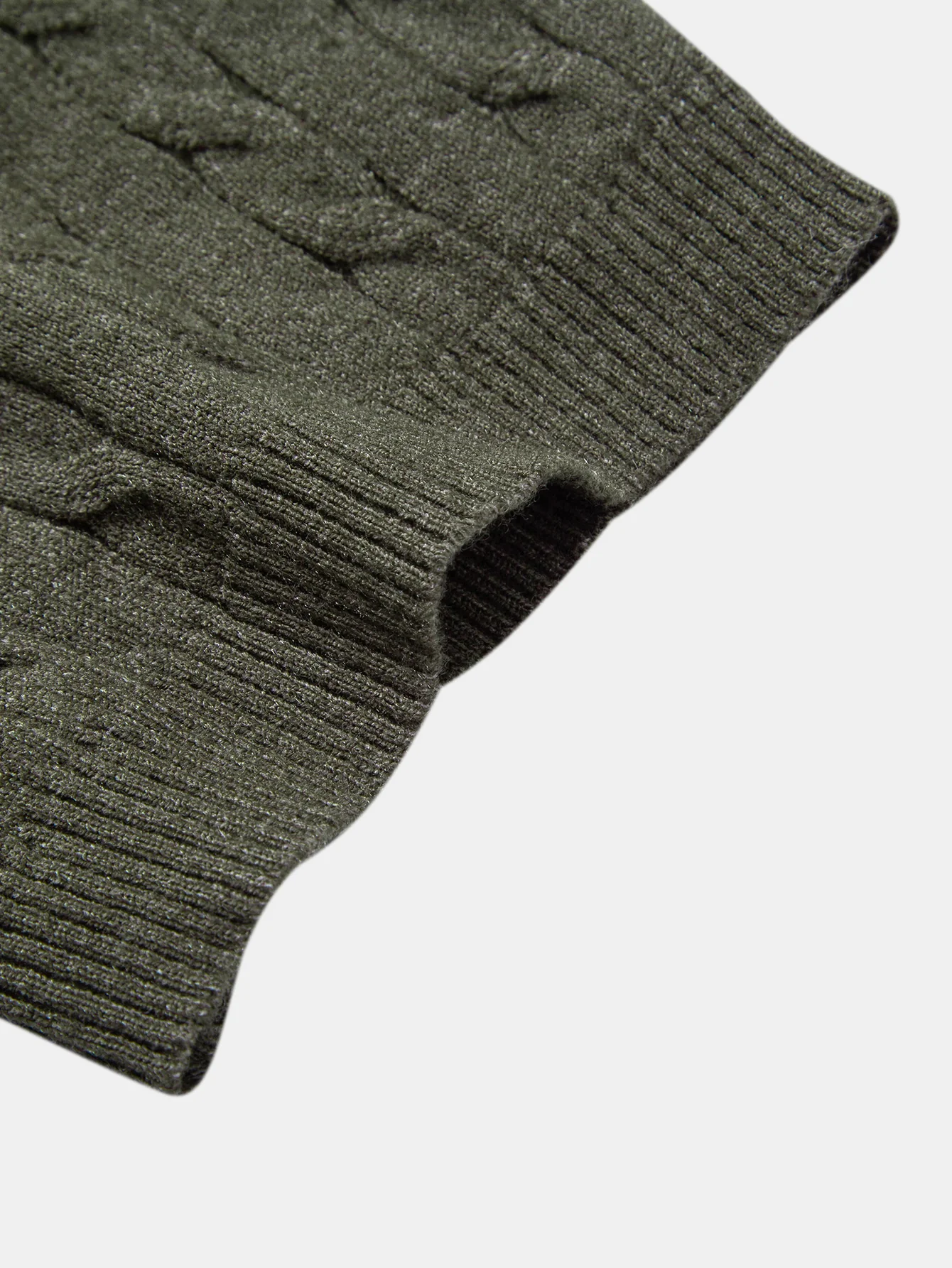 Twisted Jacquard Crew Collar Knit T-Shirt - Image 17