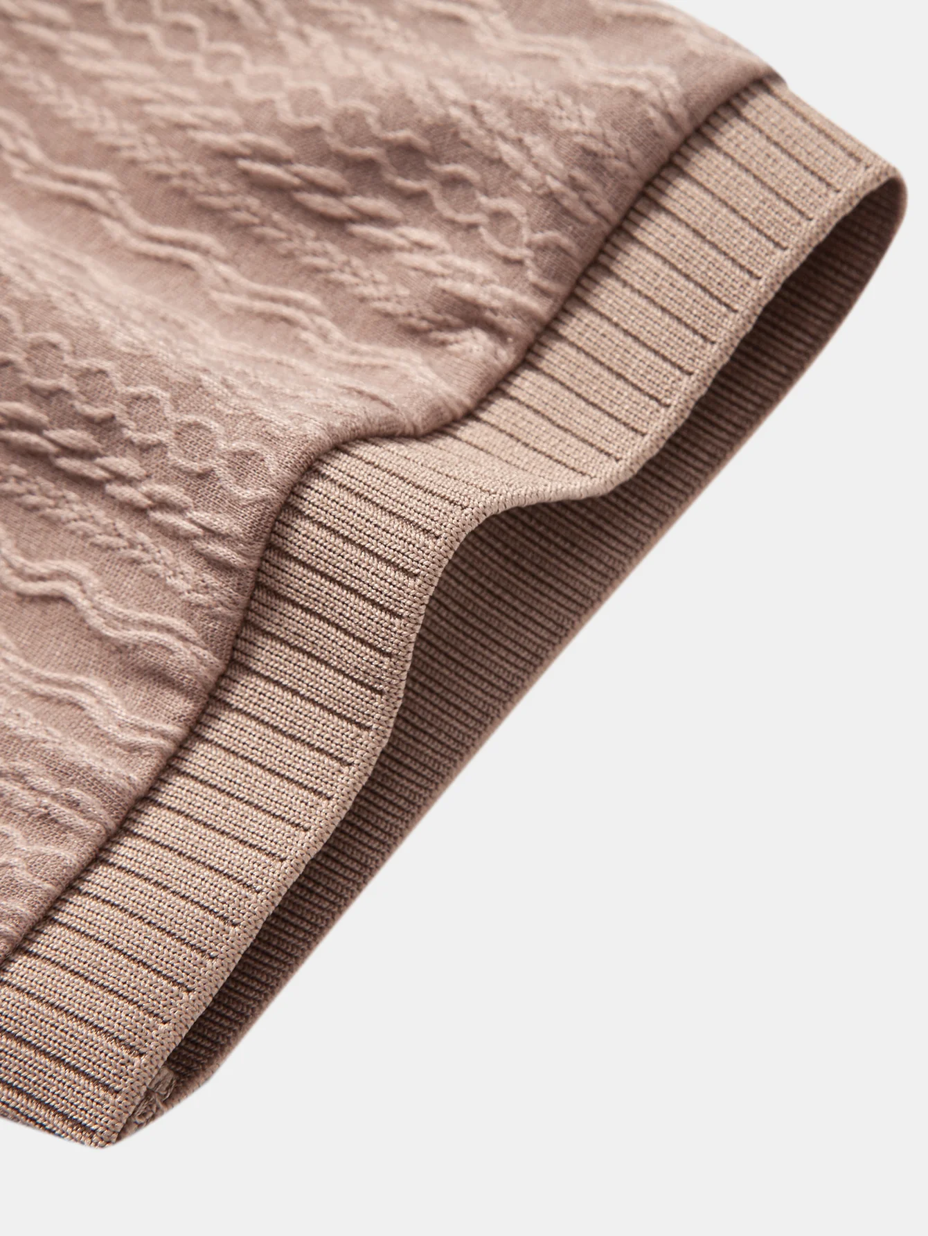 Twisted Jacquard Johnny Collar Polo - Image 11