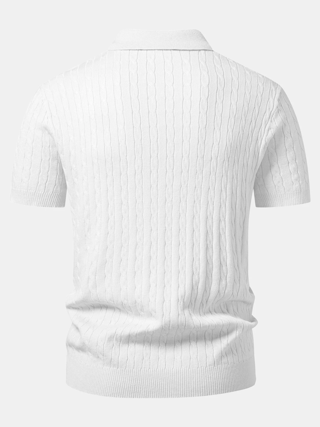Twisted Jacquard Knit Polo - Image 12