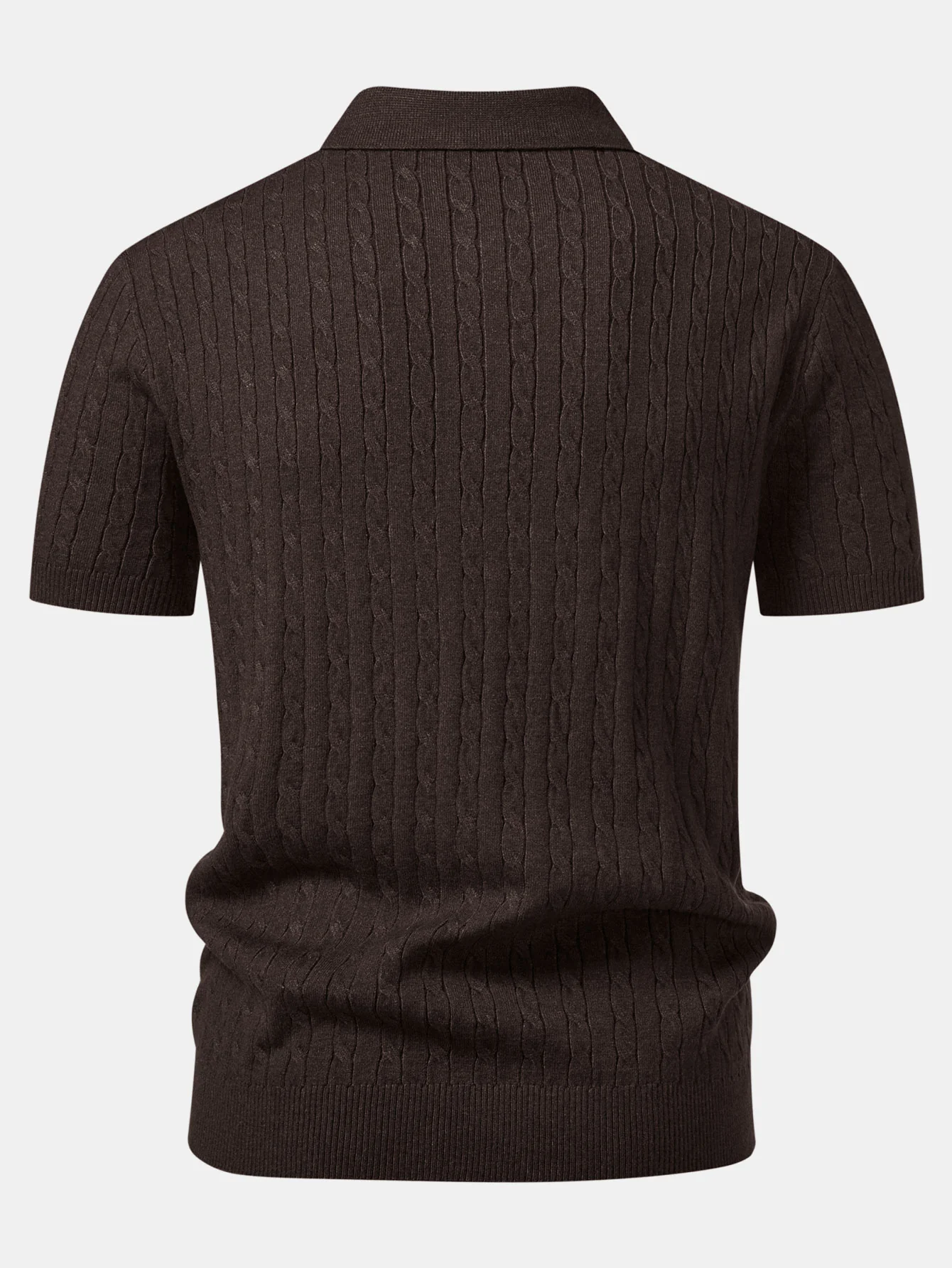 Twisted Jacquard Knit Polo - Image 14