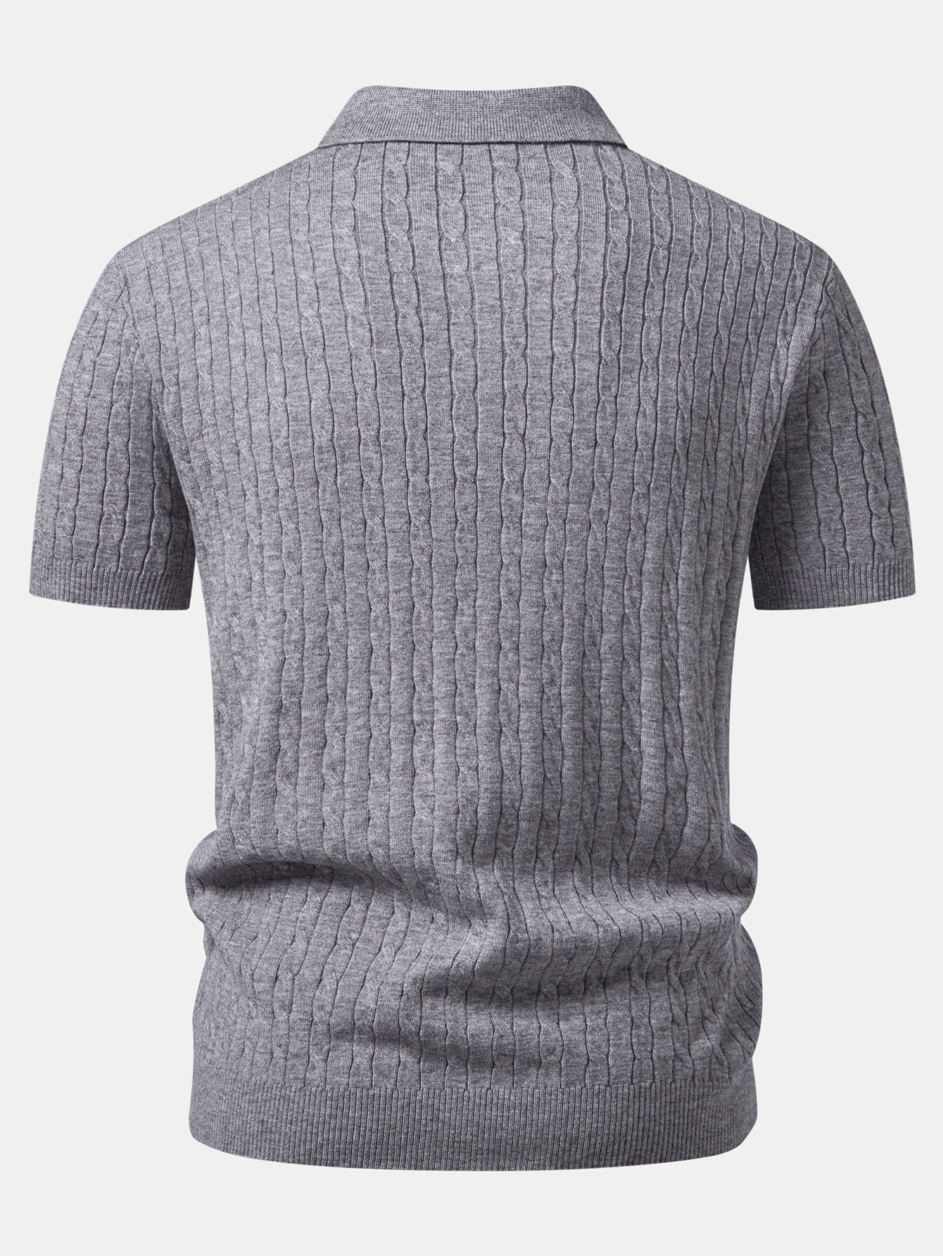 Twisted Jacquard Knit Polo - Image 8