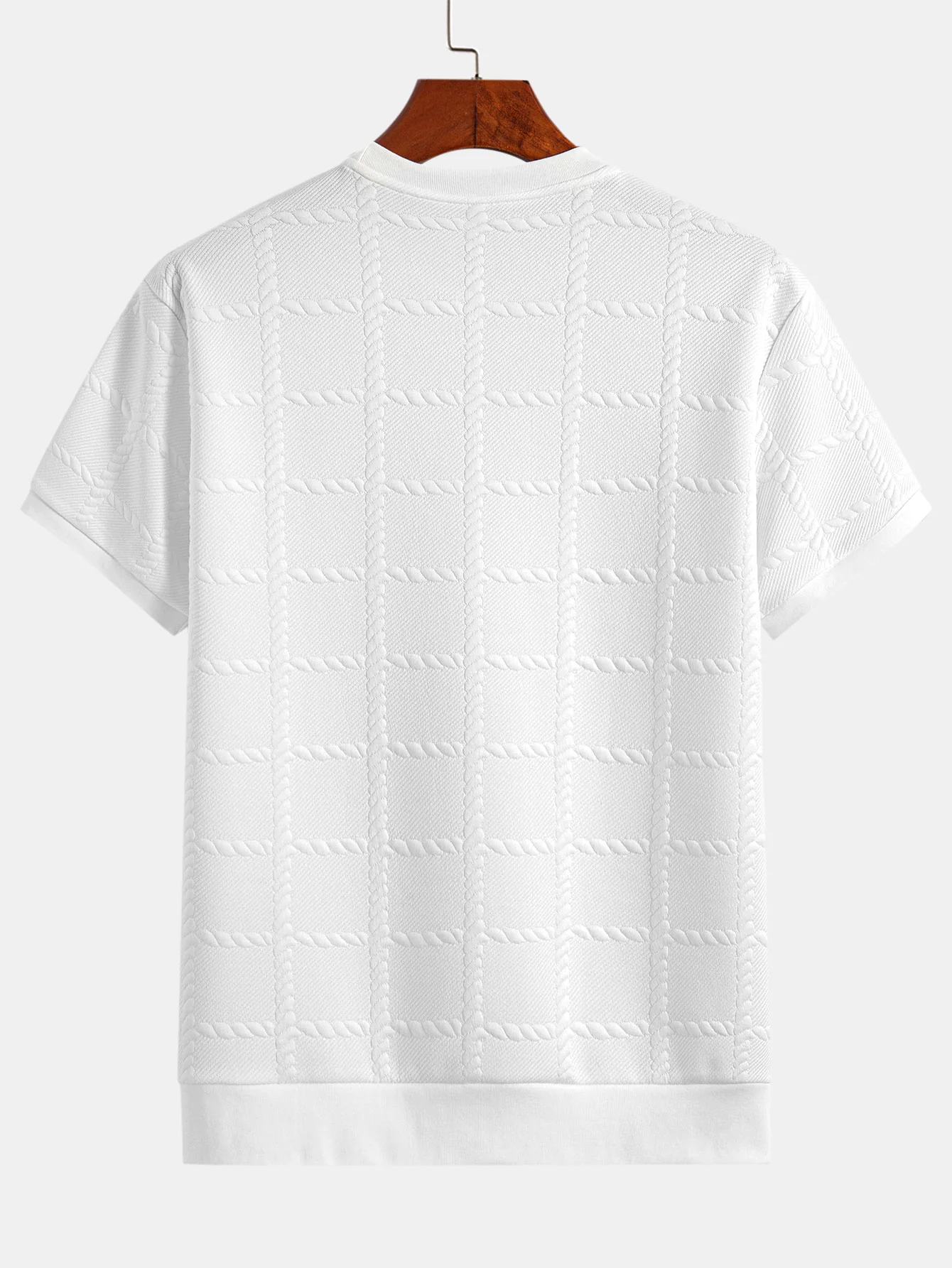 Jacquard mit verdrehten Quadraten <tc>T-Shirt</tc> - Image 2