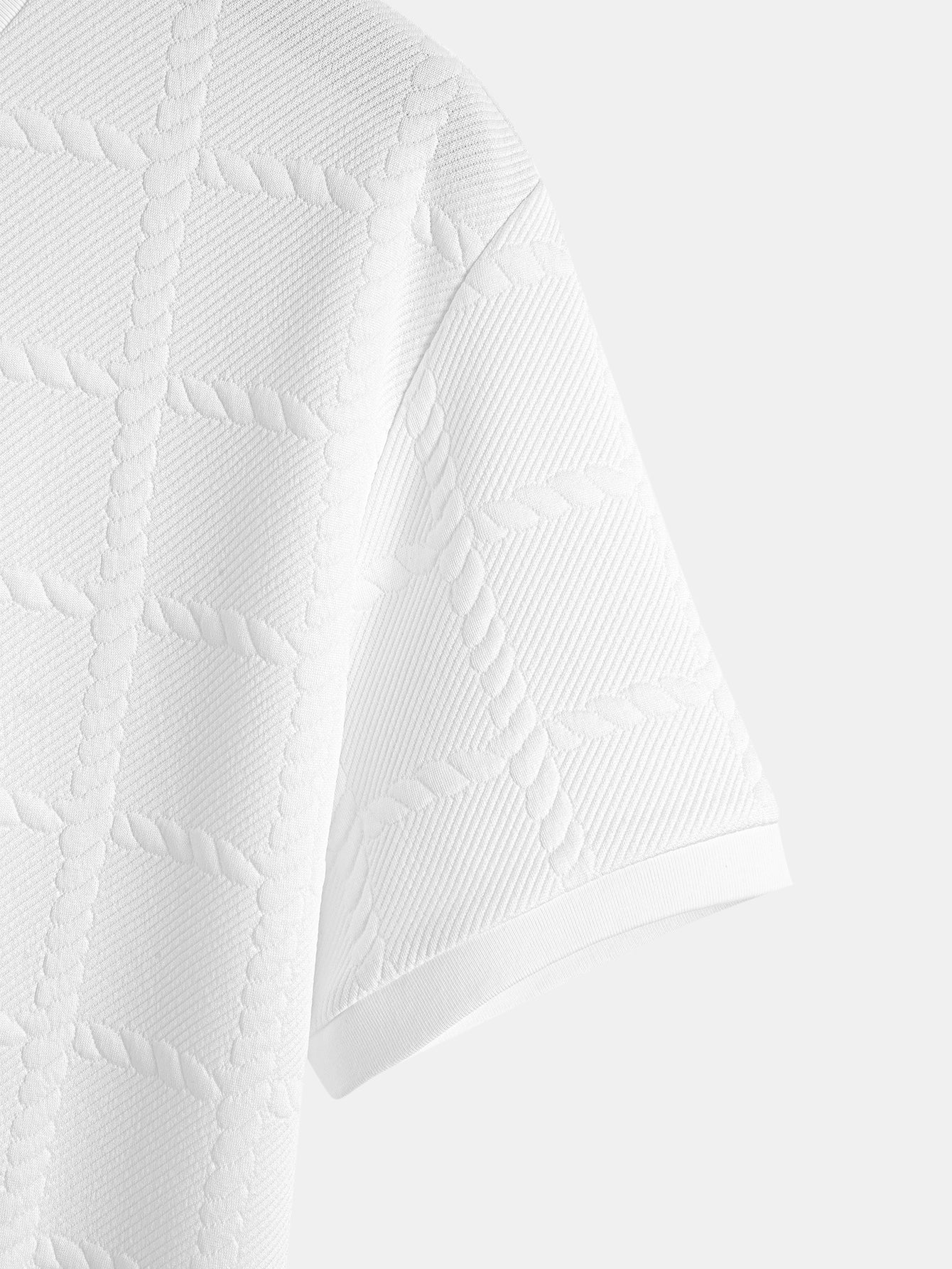 Jacquard mit verdrehten Quadraten <tc>T-Shirt</tc> - Image 6
