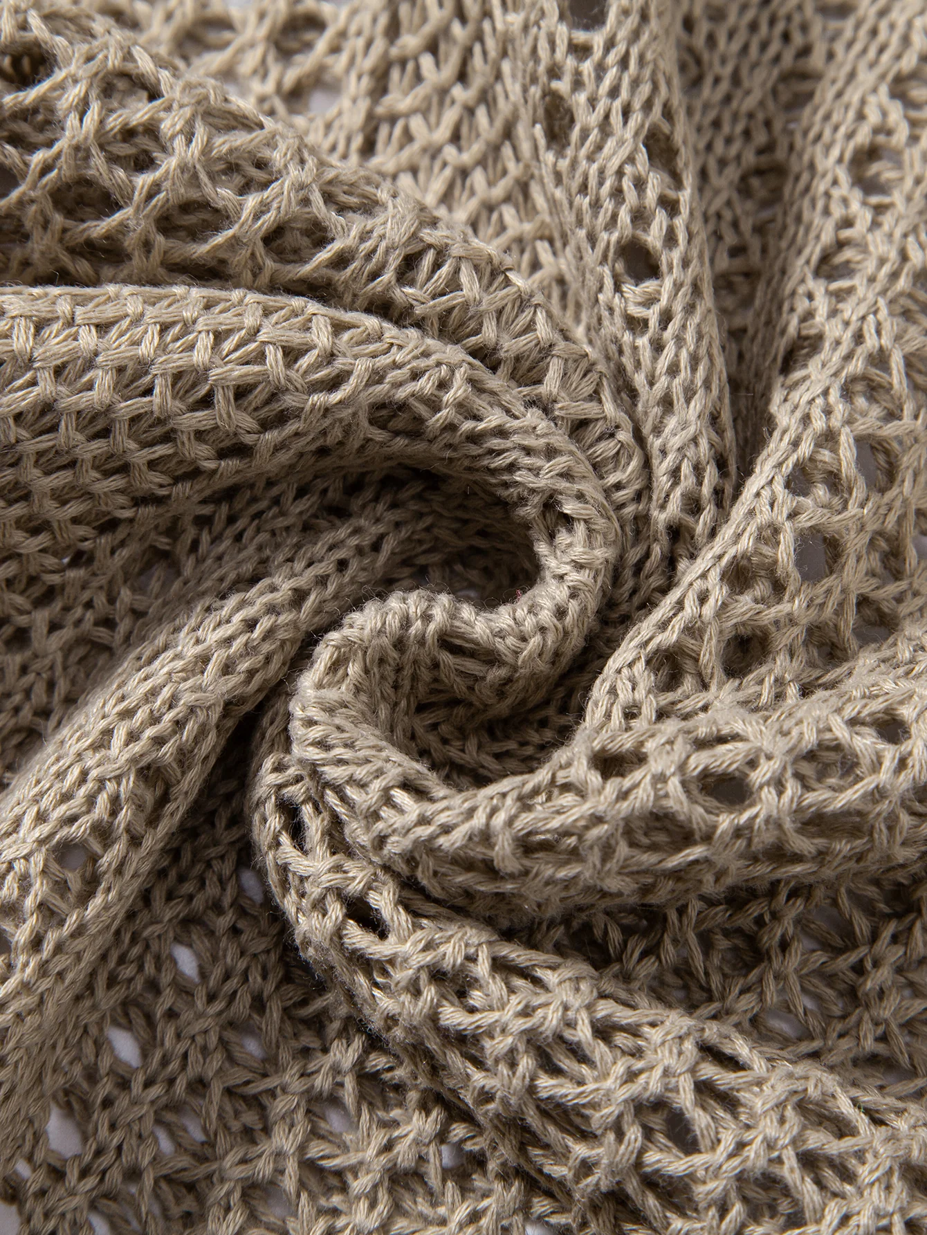 U-Neck Crocheted Tank Top - Image 11