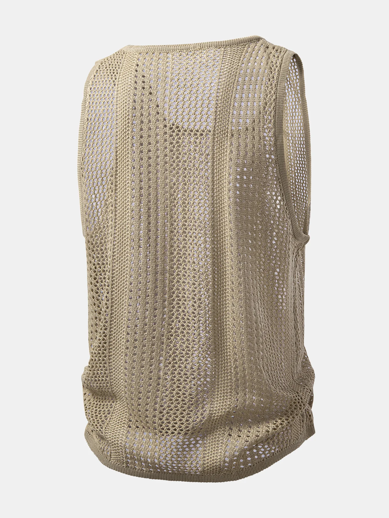 U-Neck Crocheted Tank Top - Image 2