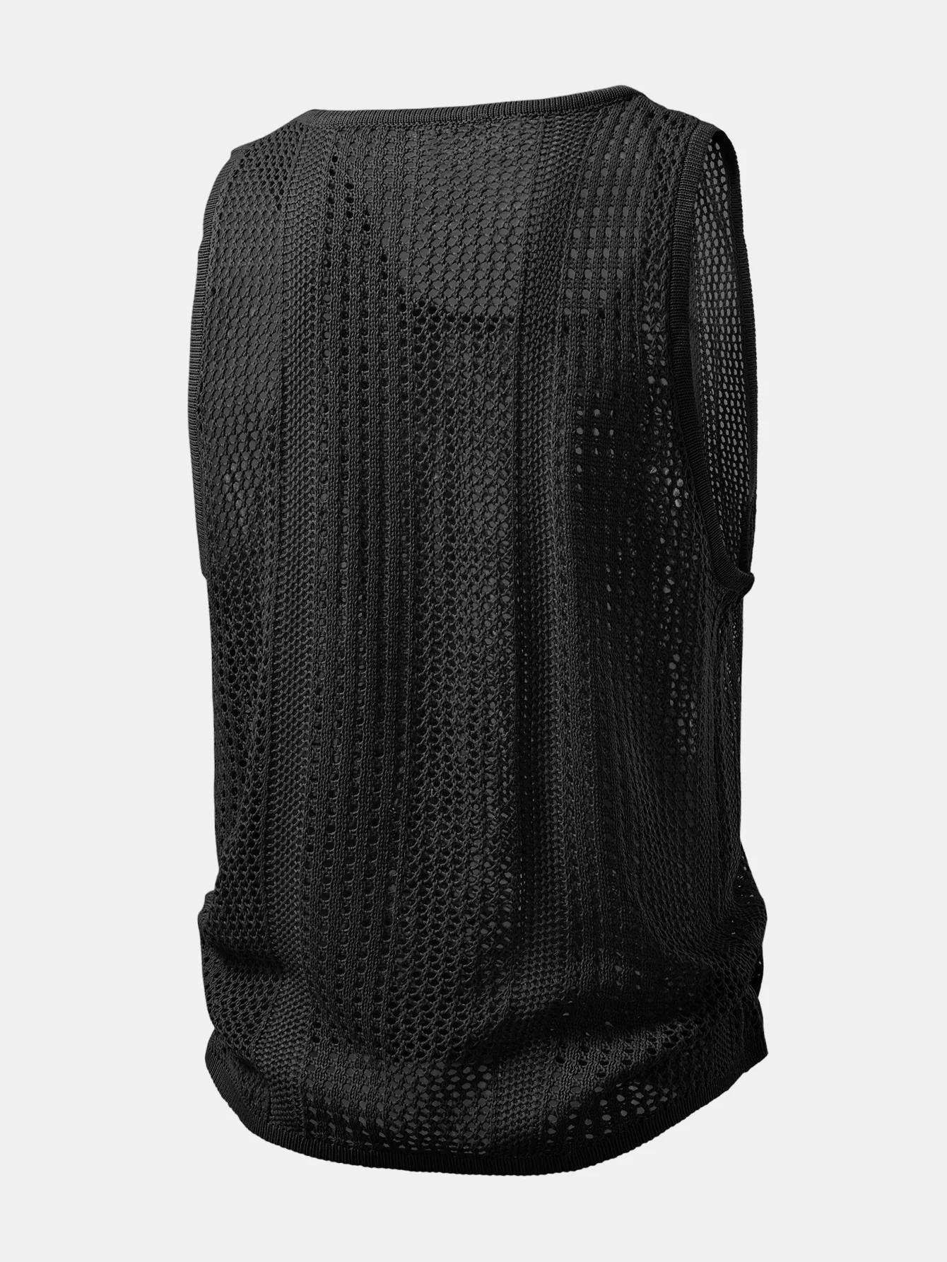U-Neck Crocheted Tank Top - Image 4