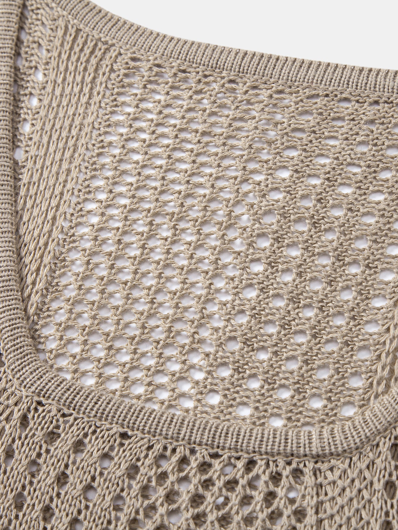U-Neck Crocheted Tank Top - Image 7