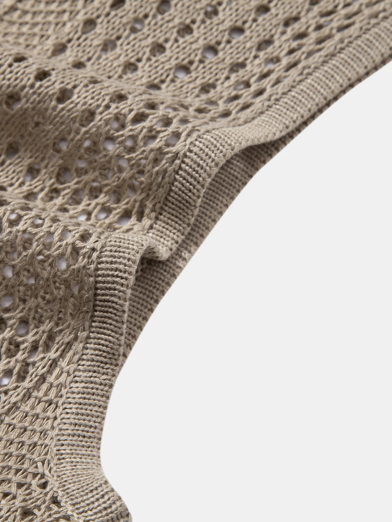 U-Neck Crocheted Tank Top - Image 9