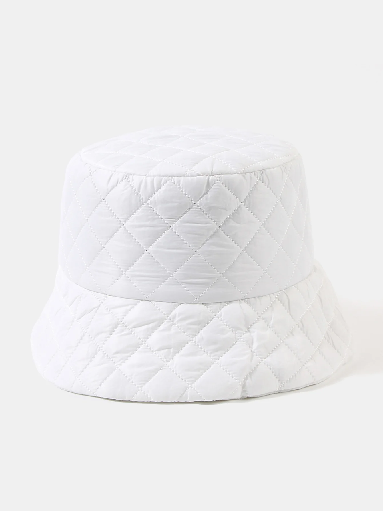 Ultra-light Thick Quilted Solid Color Fisherman Hat - Image 6