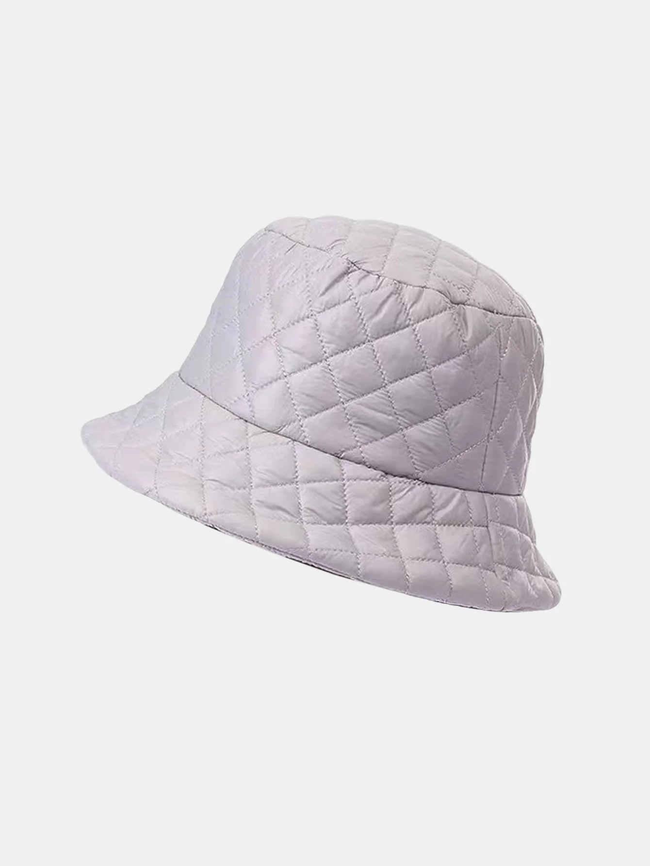 Ultra-light Thick Quilted Solid Color Fisherman Hat - Image 7