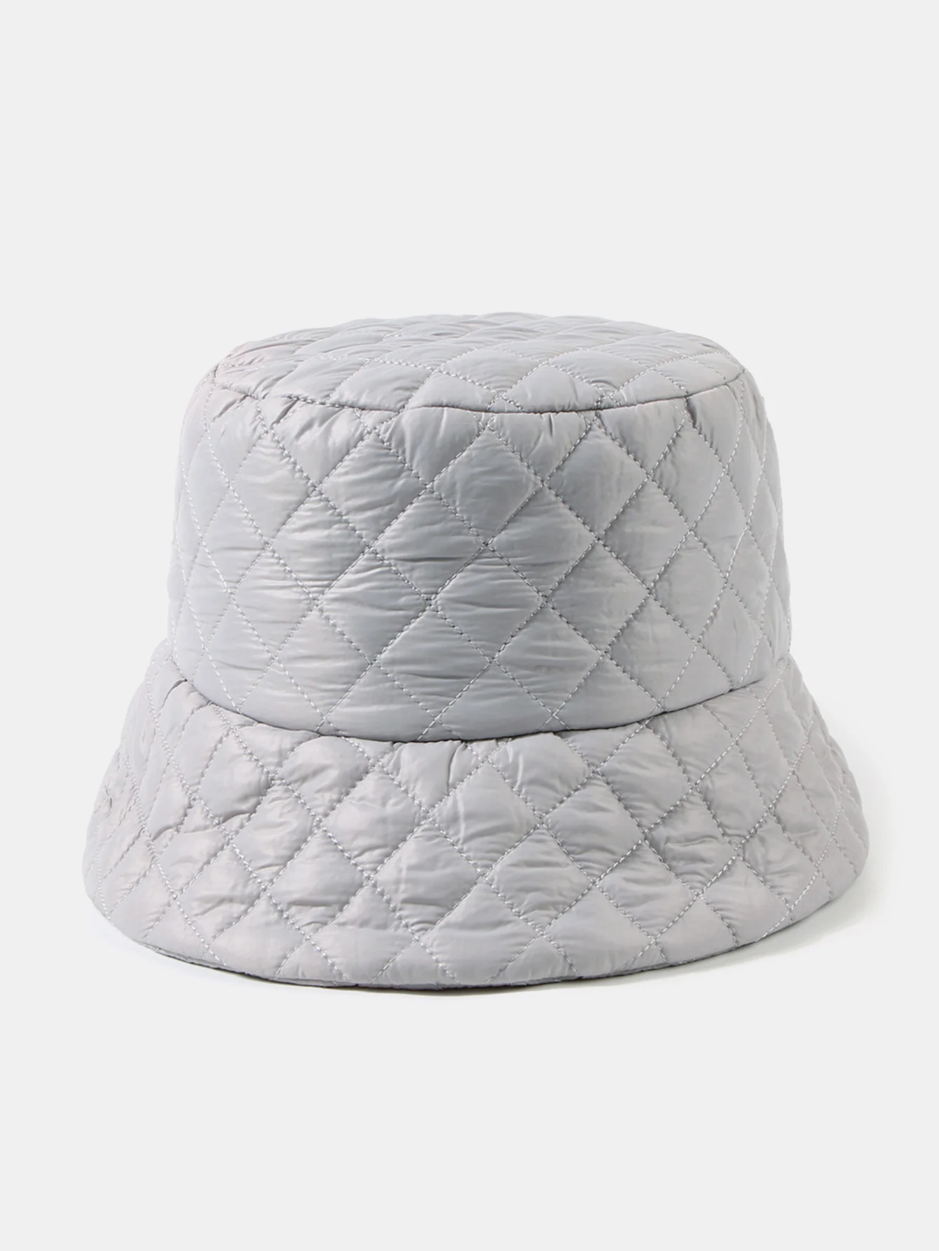 Ultra-light Thick Quilted Solid Color Fisherman Hat - Image 8