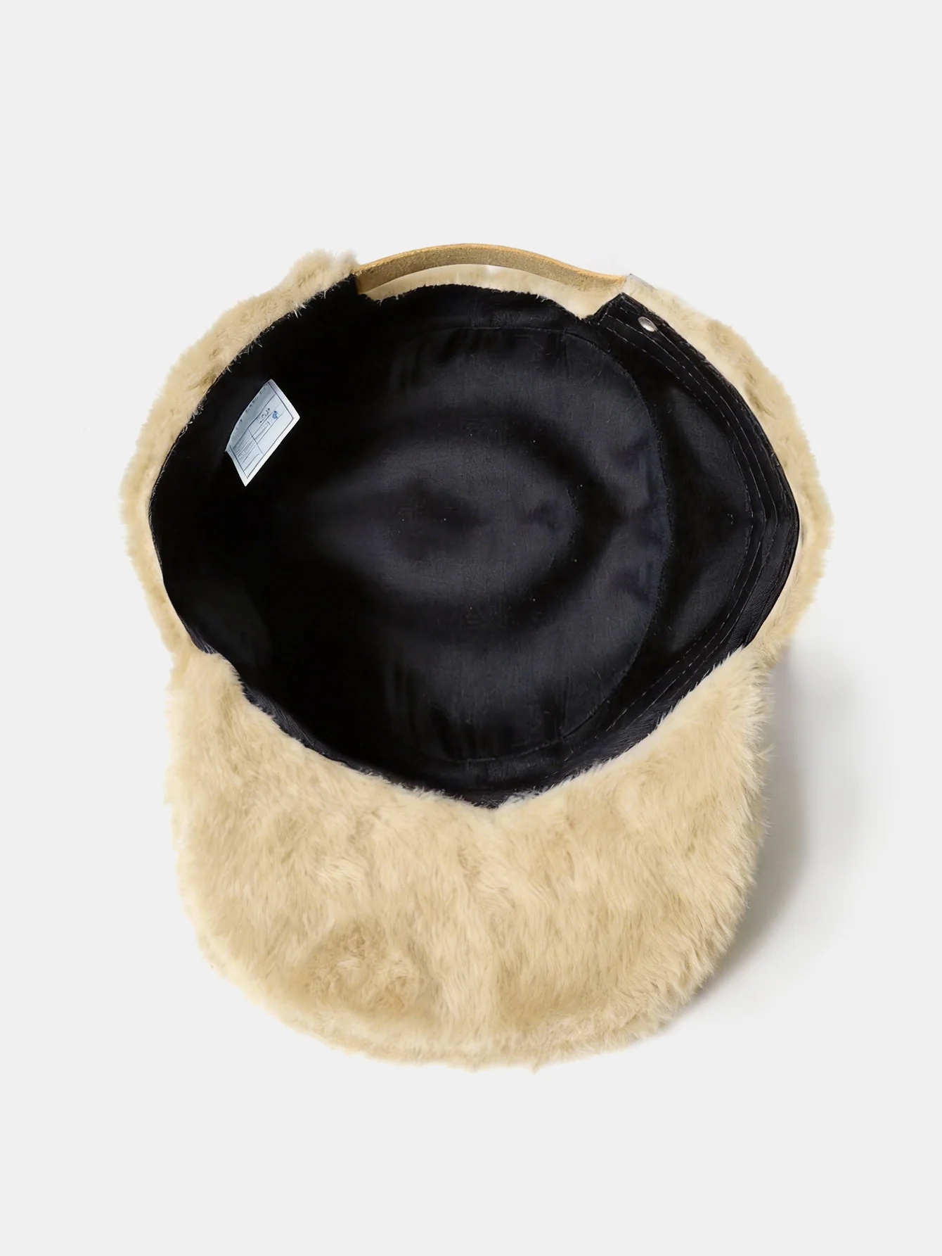 Unisex Vintage Plush Embroidered Letter Flat Brim Baseball Cap - Image 5